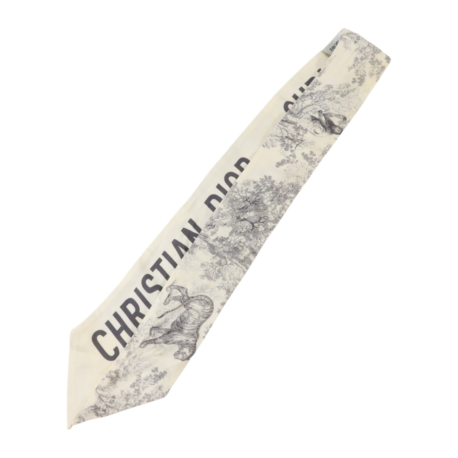 Dior 絲質Toile De Jouy Mitzah Scarf絲巾