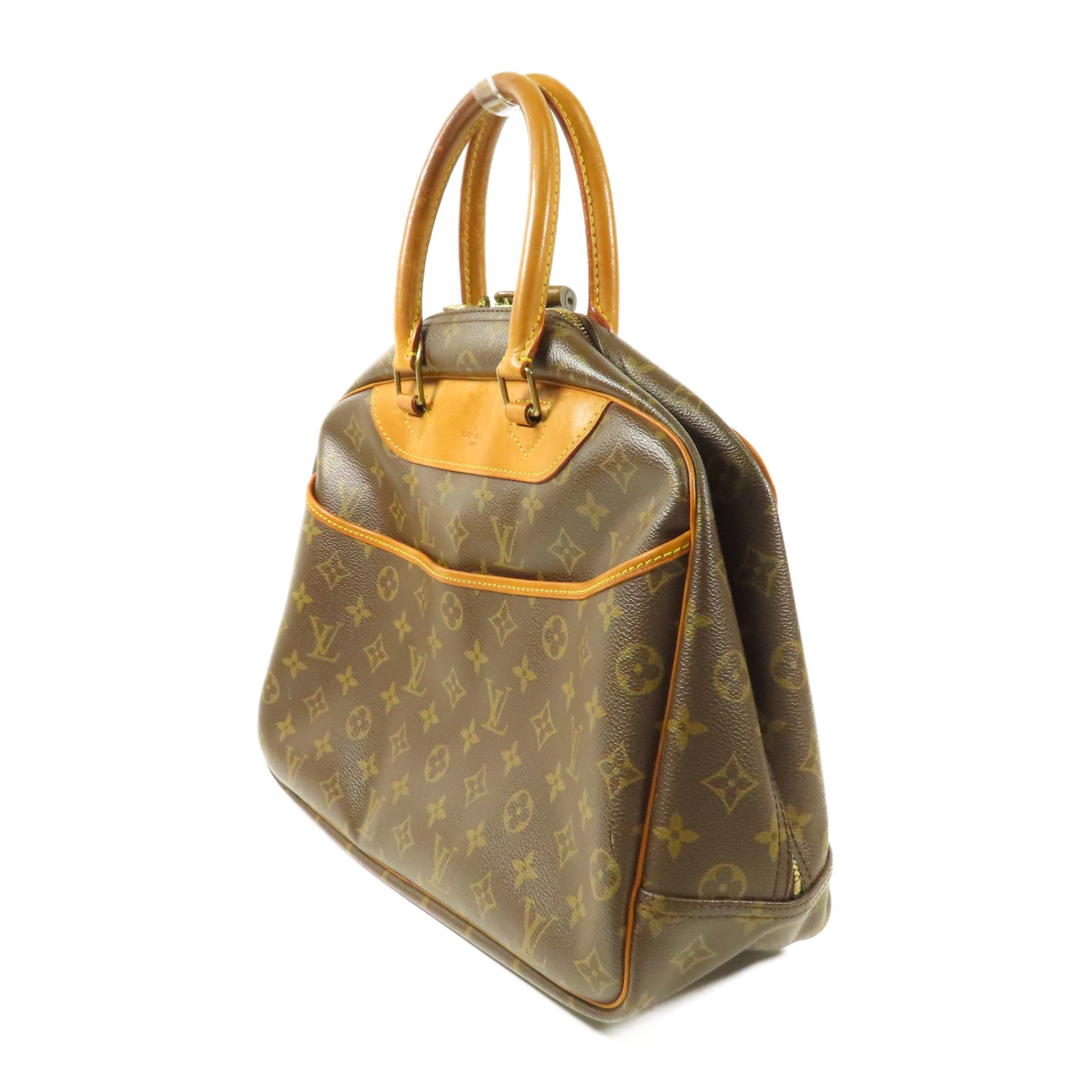 LOUIS VUITTON Monogram Deauville金扣手挽袋