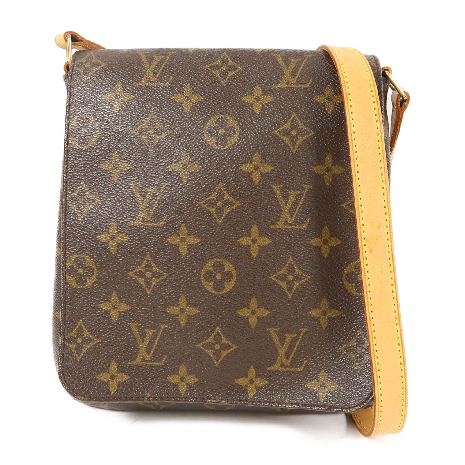 LOUIS VUITTON 【激減優惠】Monogram Musette Salsa金扣肩背袋啡色