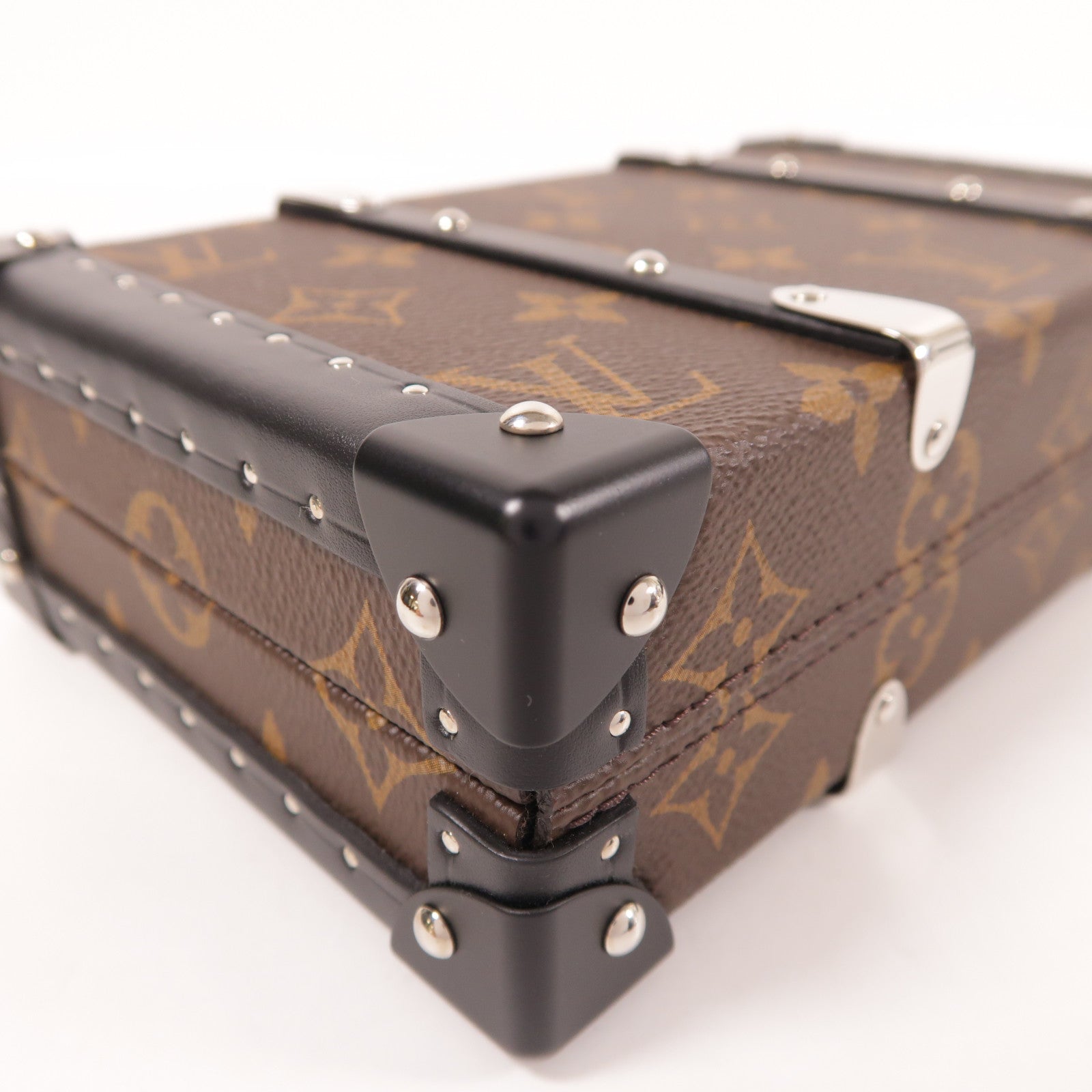 LOUIS VUITTON 【激減優惠】Monogram Wallet Trunk銀扣手拿包