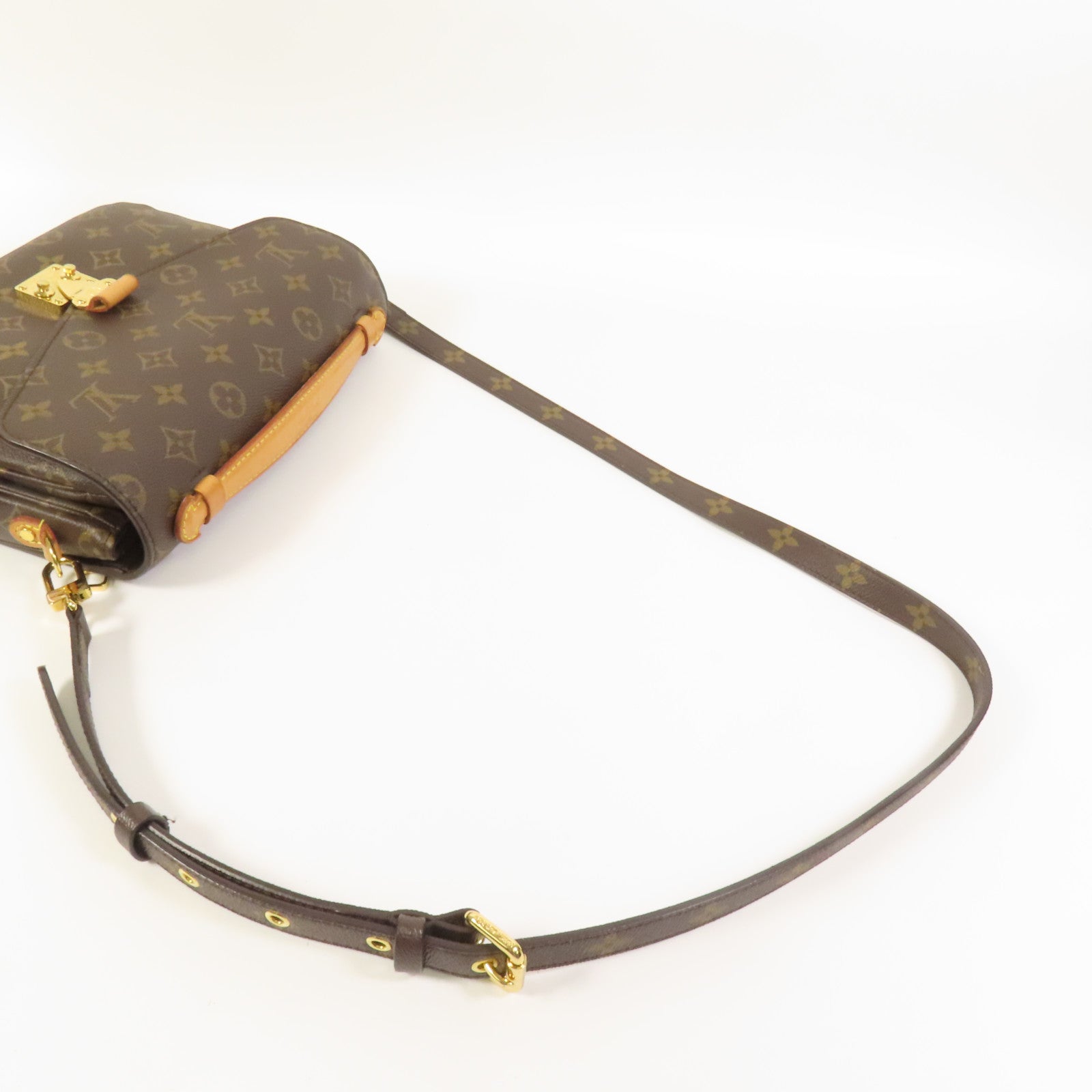 LOUIS VUITTON Monogram Pochette Metis MM金扣手挽肩背兩用袋
