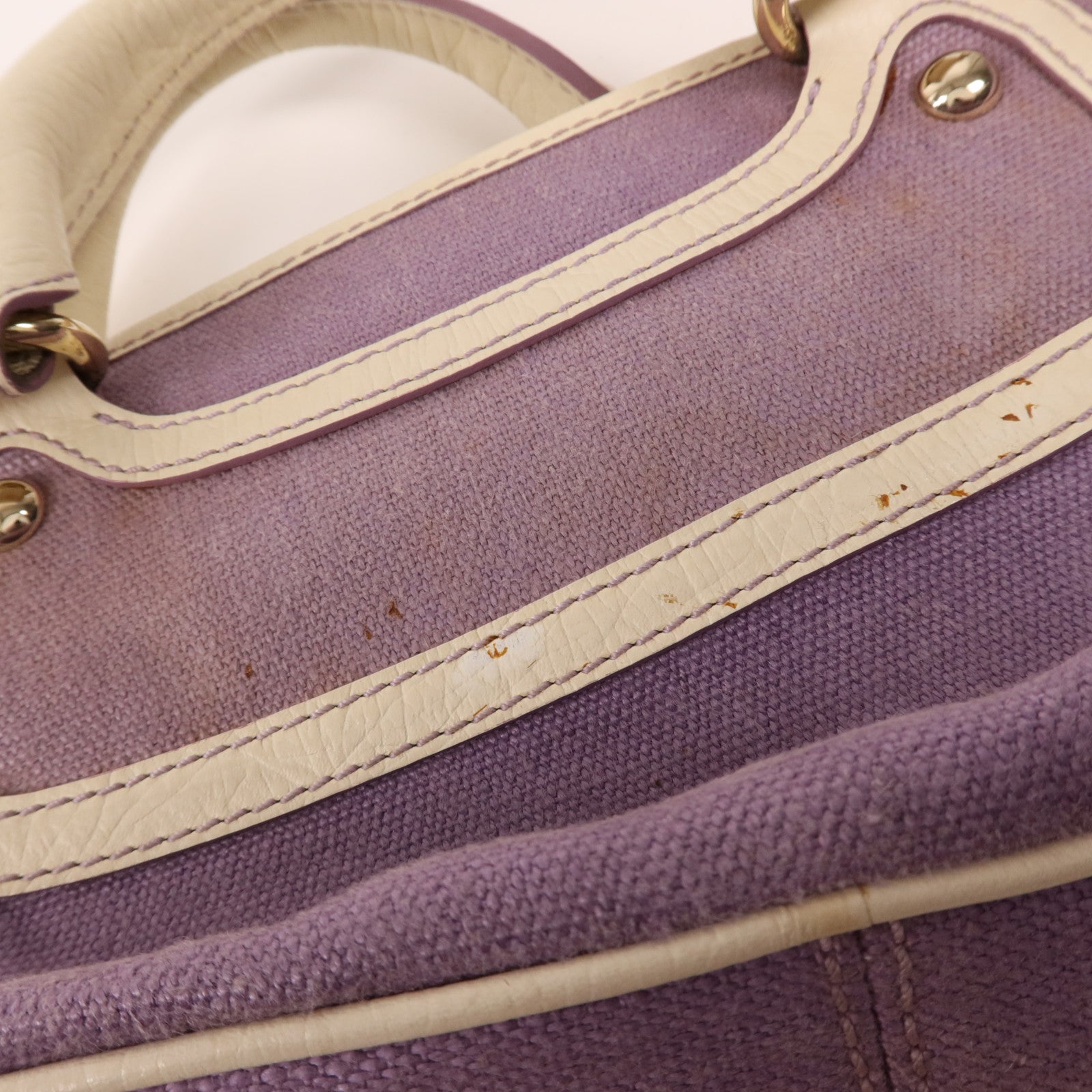 CELINE 帆布Hand Bag金扣手挽袋