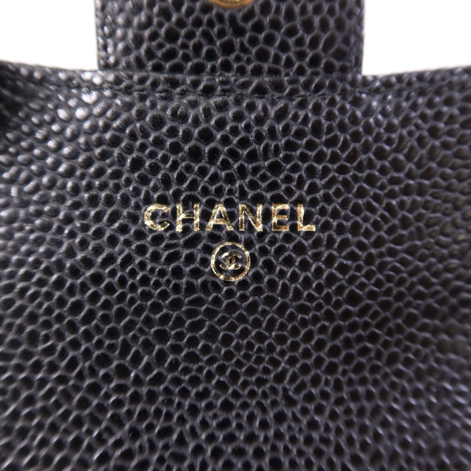 CHANEL 牛皮皮革Card Case金扣卡片套