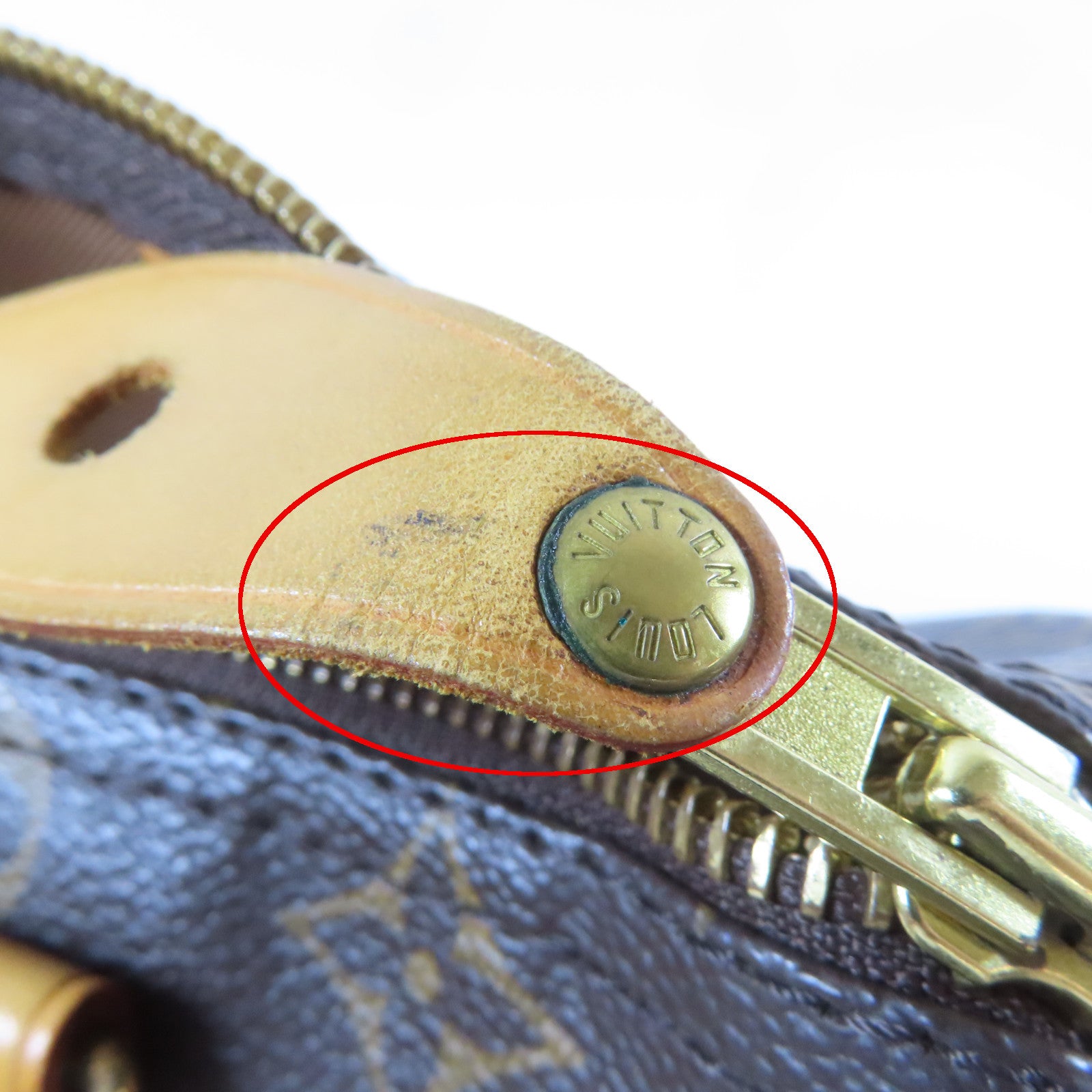 LOUIS VUITTON Monogram Speedy 25金扣手挽袋啡色