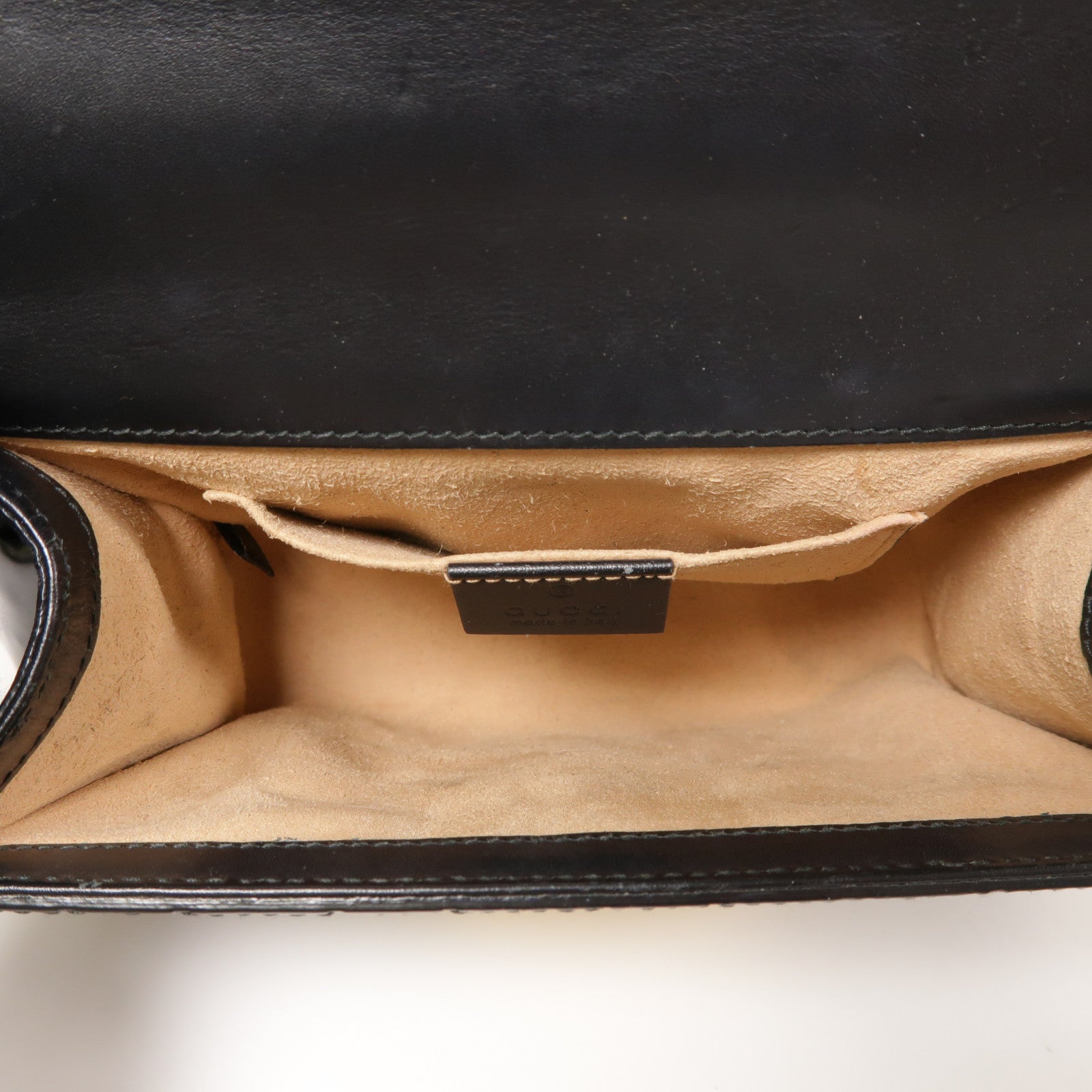 GUCCI 牛皮皮革Shoulder Bag金扣鏈帶肩背袋