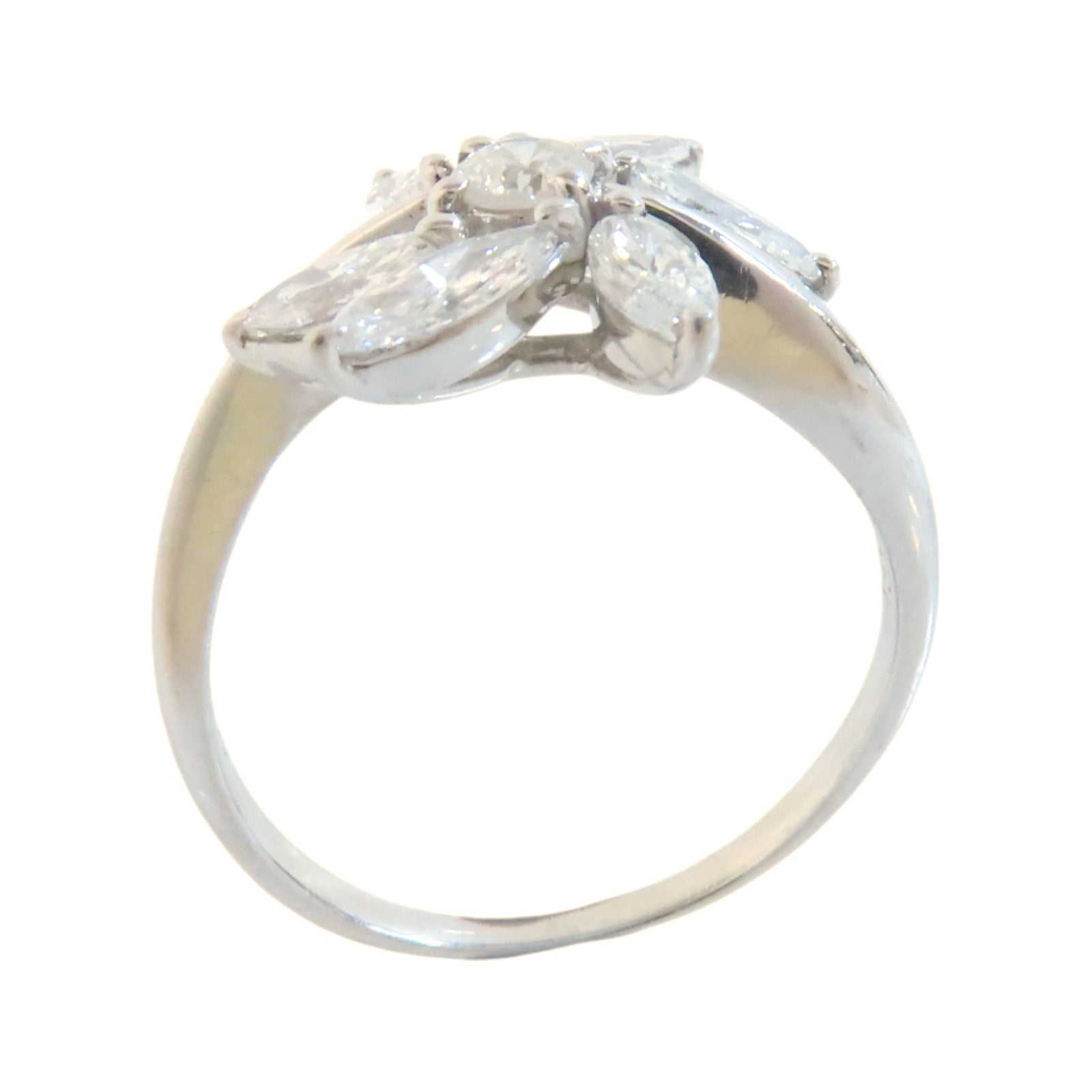 JEWELRY 【激減優惠】PT900鉑金/鑽石Diamond Ring戒指US#7.5