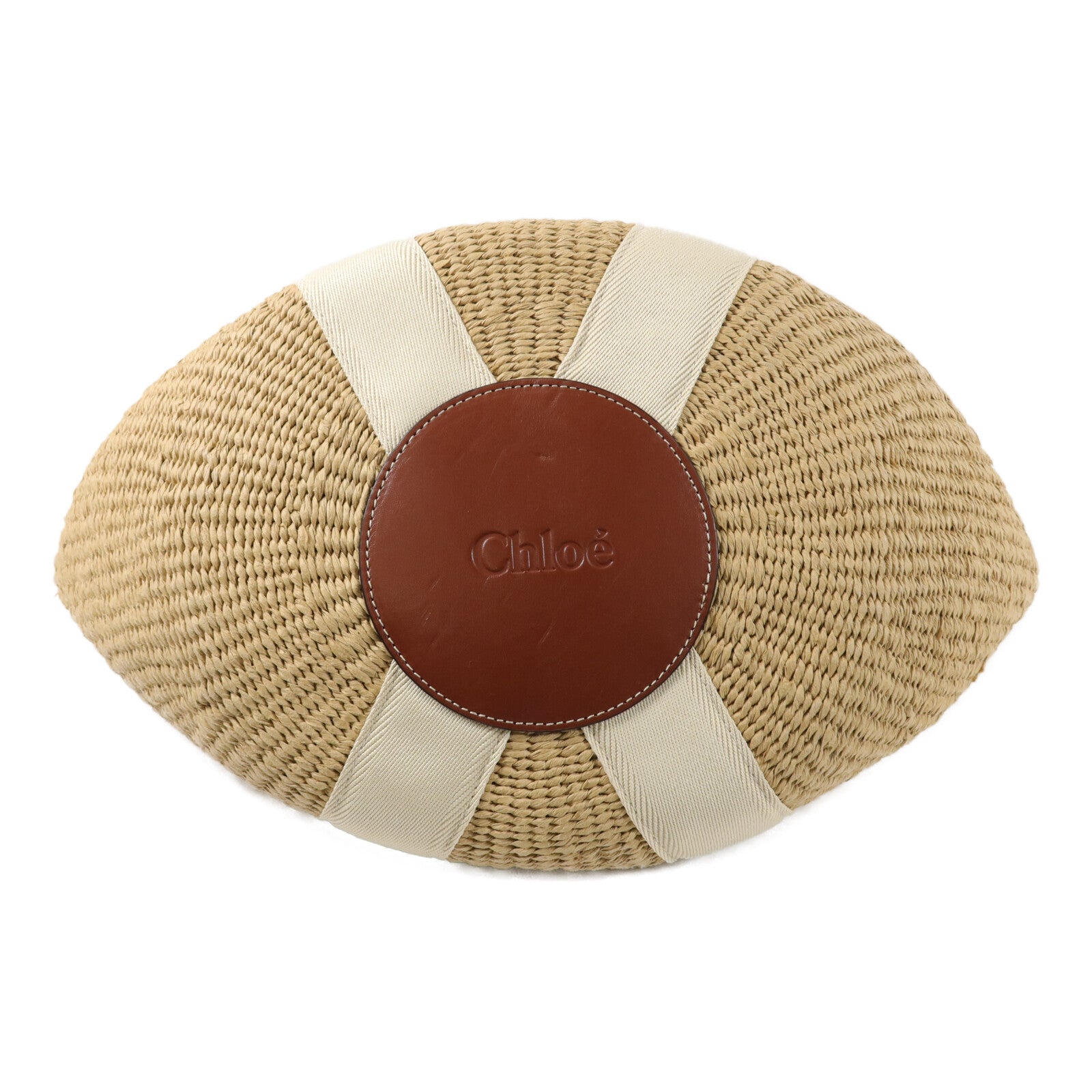 Chloe Natural Fiber Large Woody Basket肩背袋