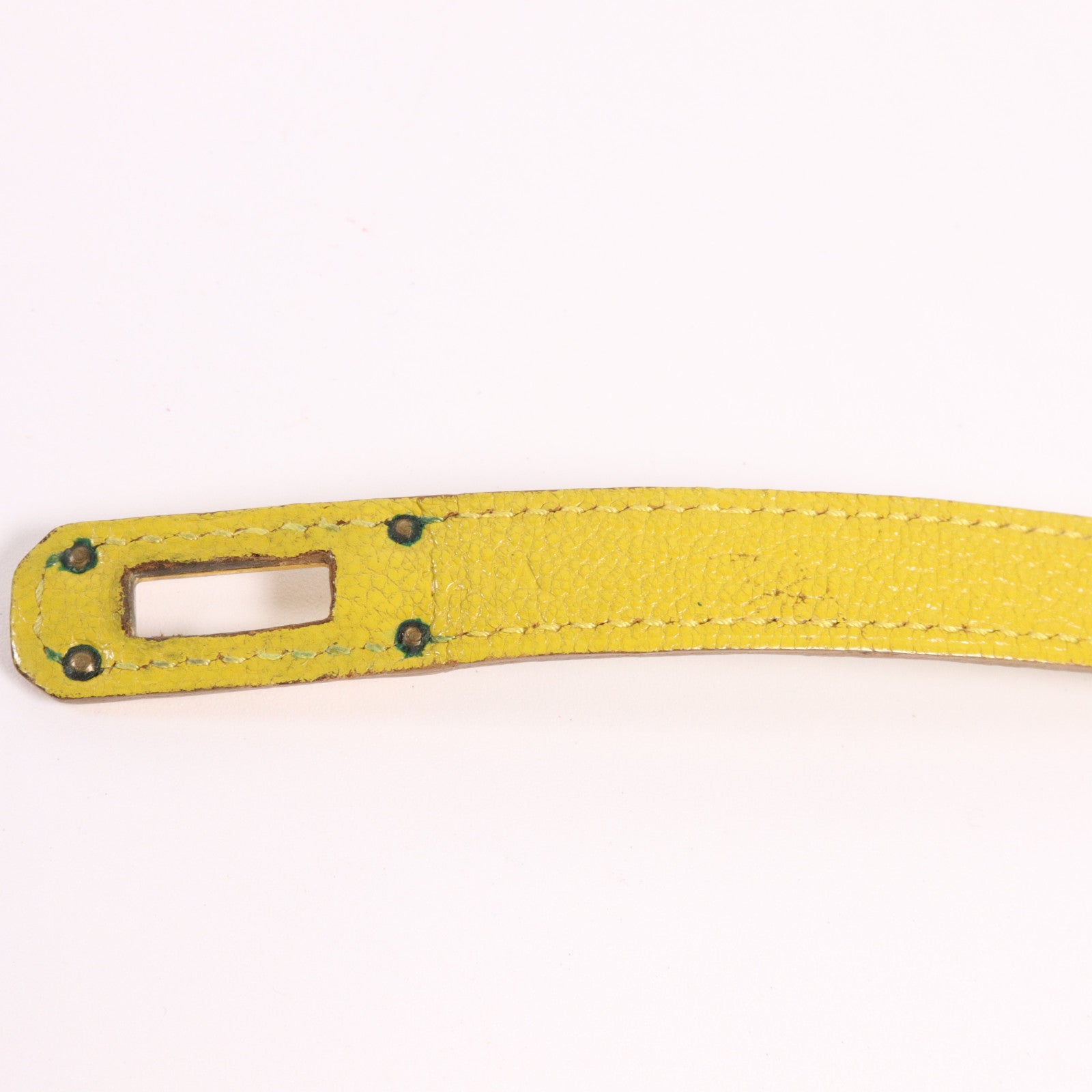 HERMES Chevre皮革Kelly Wallet長錢包Jaune Ambre
