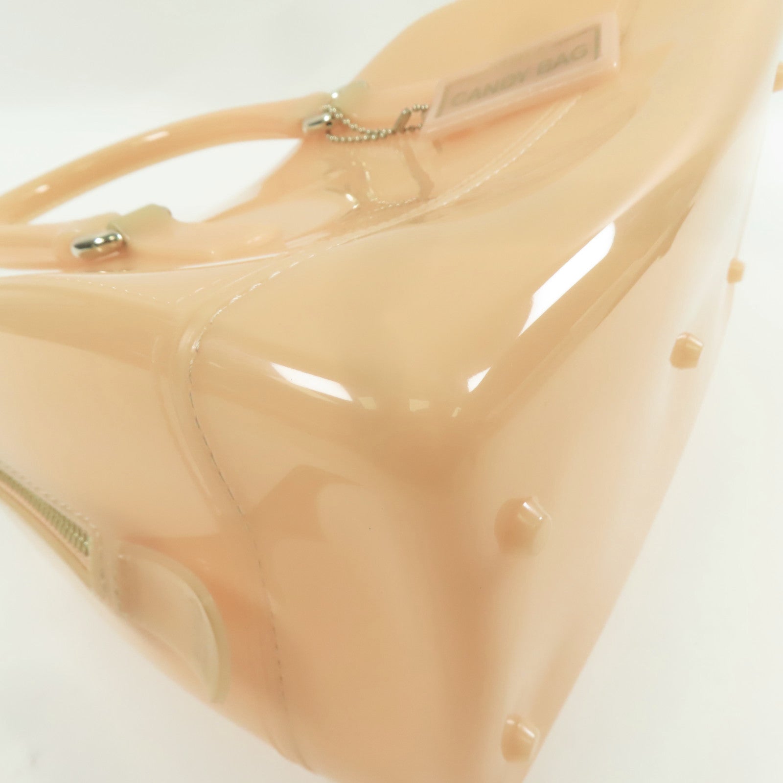 Furla PVC Candy Bag金扣手挽袋沙漠色