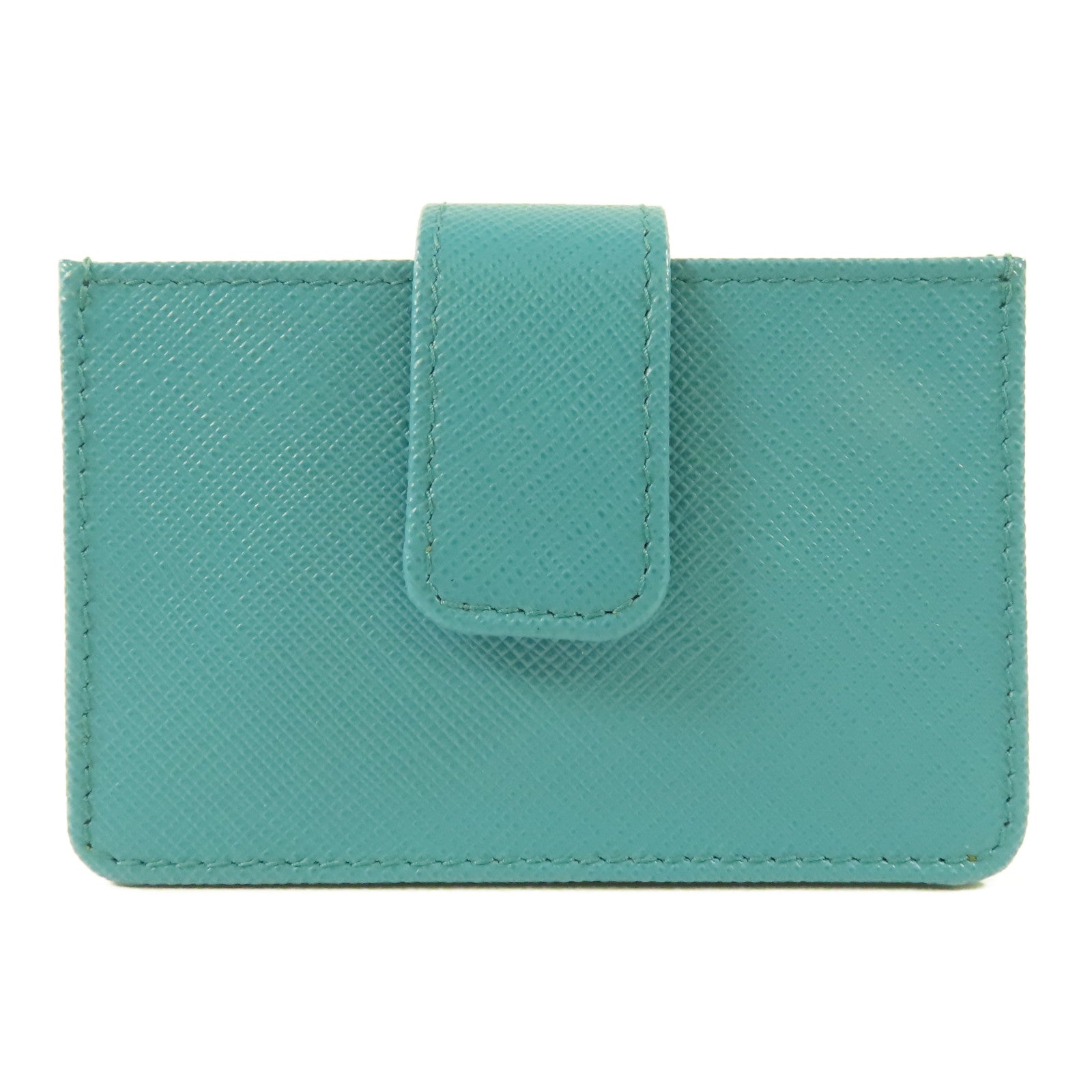 PRADA Saffiano皮革Card case金扣卡片套