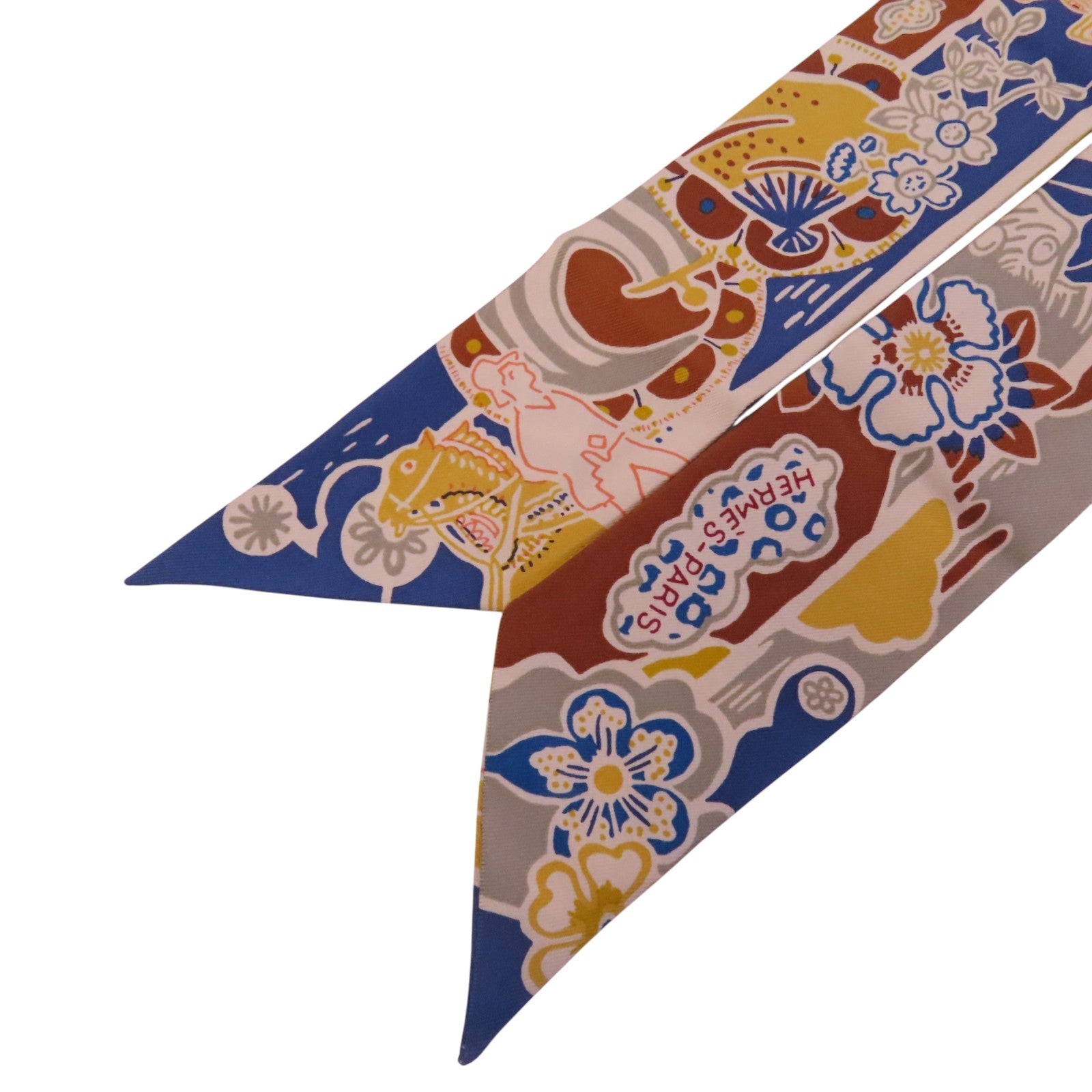 HERMES 【激減優惠】絲質Twilly Scarf絲巾