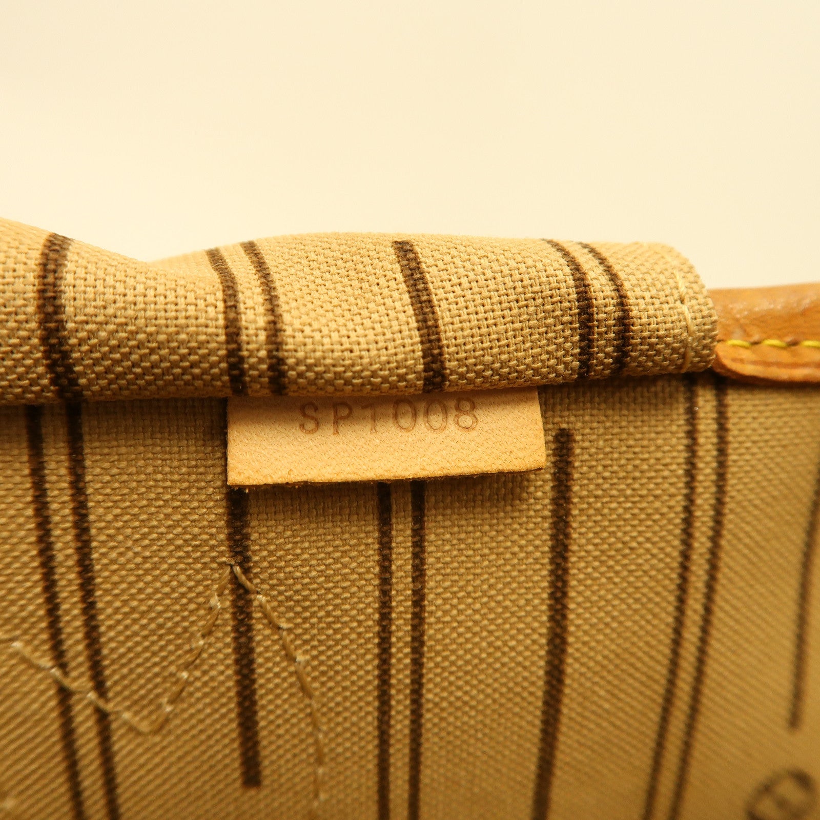 LOUIS VUITTON Monogram Neverfull MM金扣手挽袋啡色