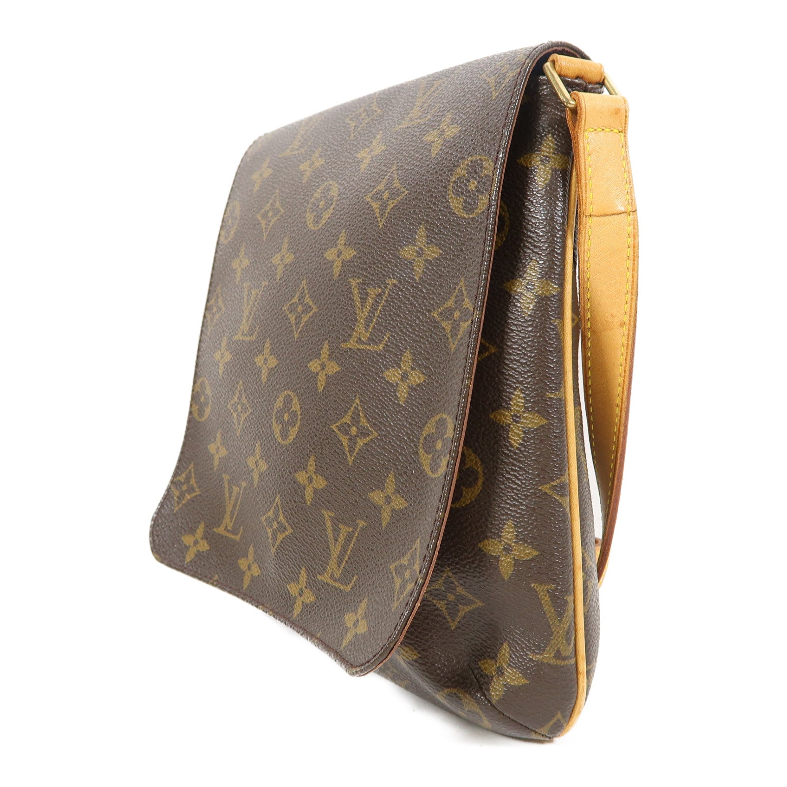 LOUIS VUITTON 【激減優惠】Monogram Musette Salsa金扣肩背袋啡色