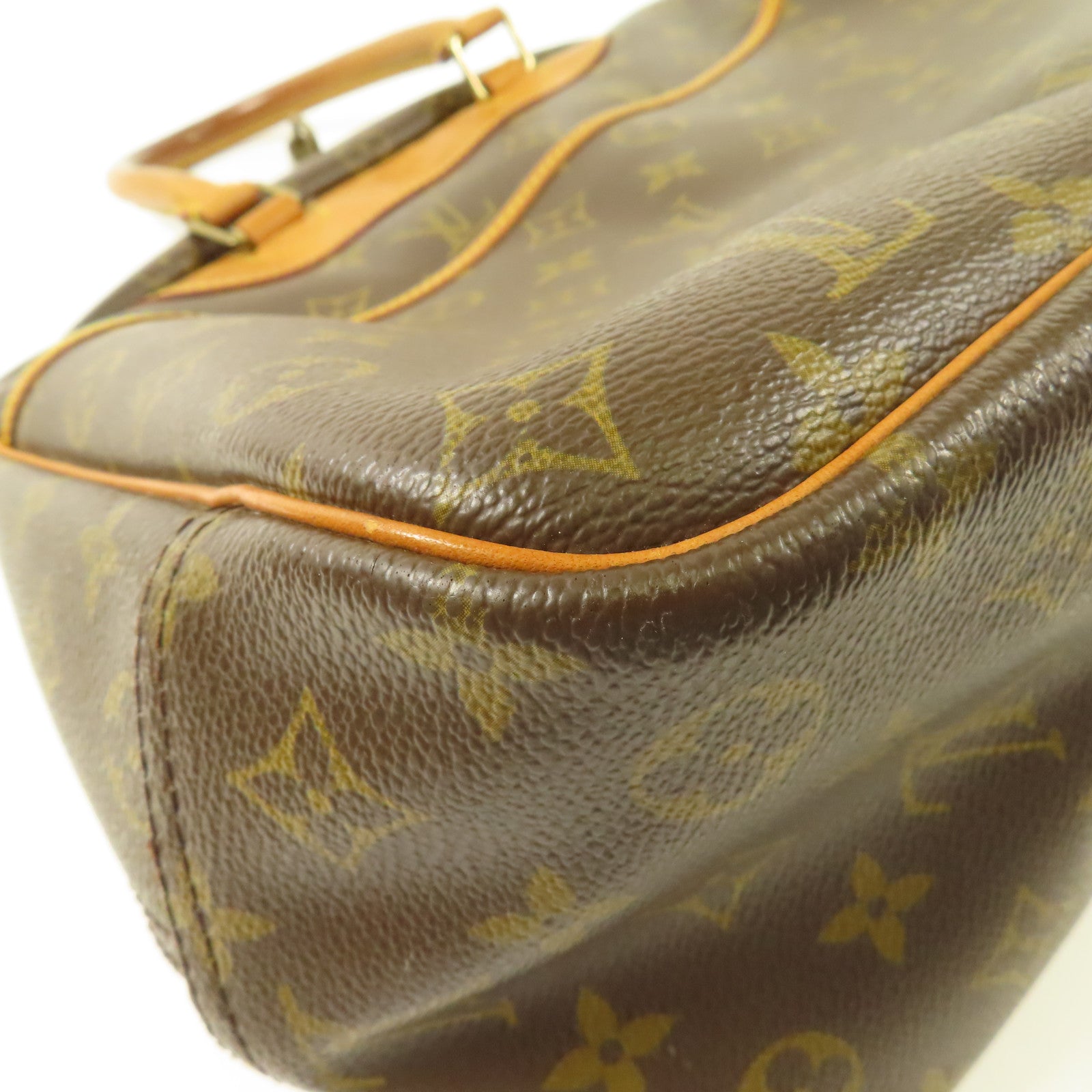 LOUIS VUITTON Monogram Deauville金扣手挽袋