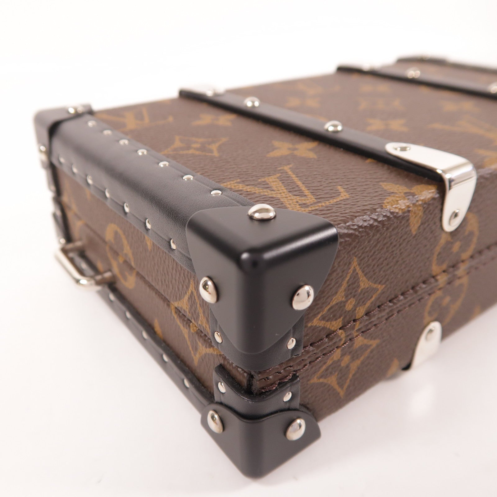 LOUIS VUITTON 【激減優惠】Monogram Wallet Trunk銀扣手拿包