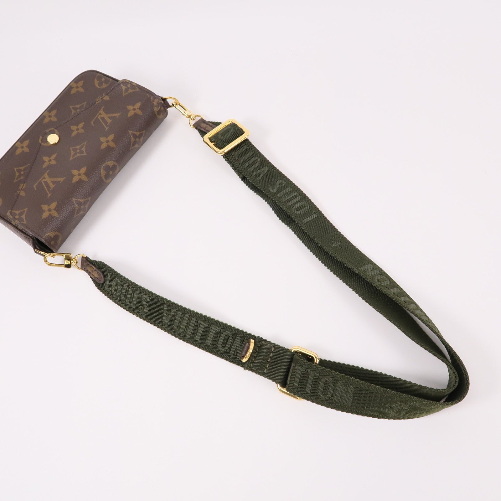 LOUIS VUITTON Monogram Felicie Strap & Go肩背袋