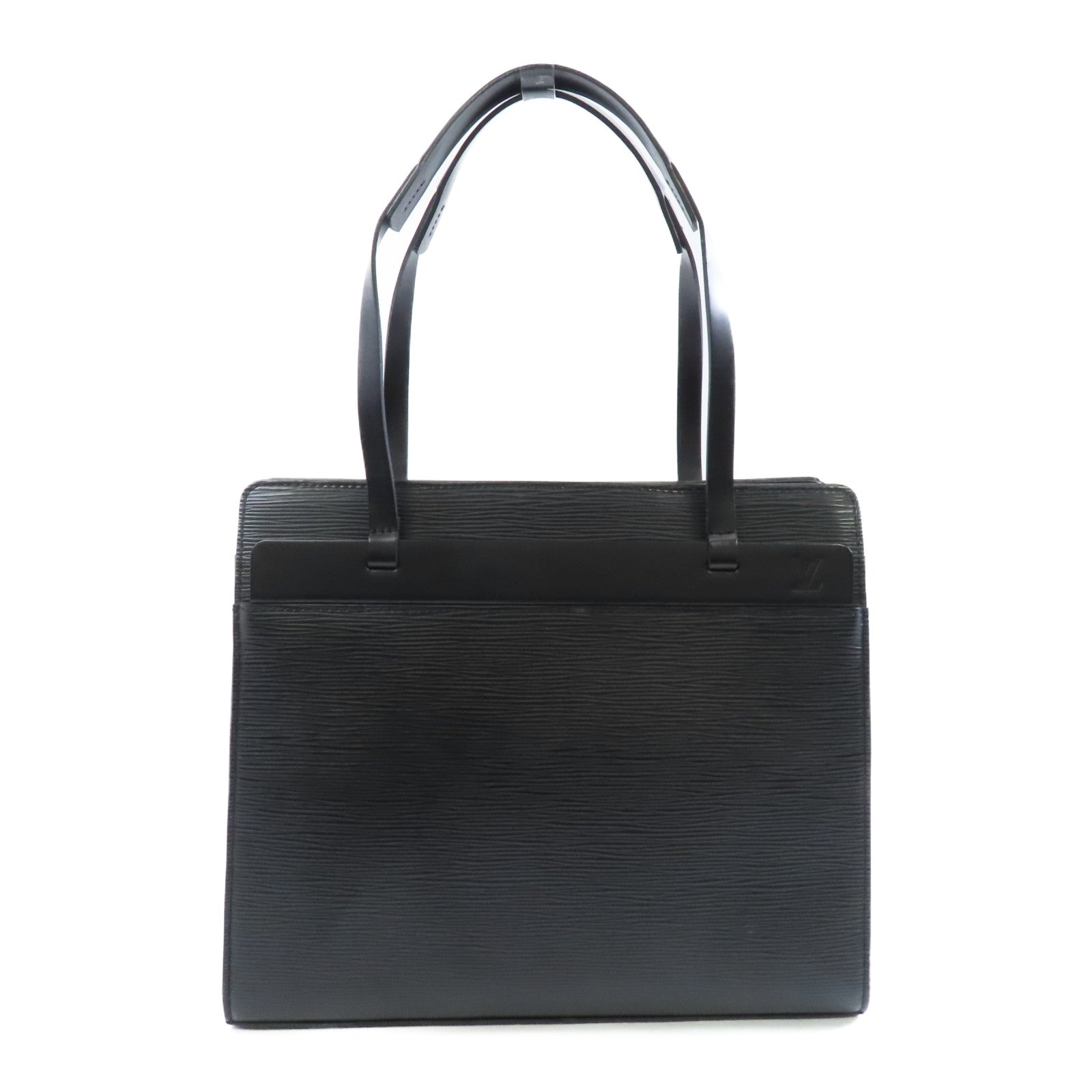 LOUIS VUITTON Epi Croisette PM金扣肩背袋黑色