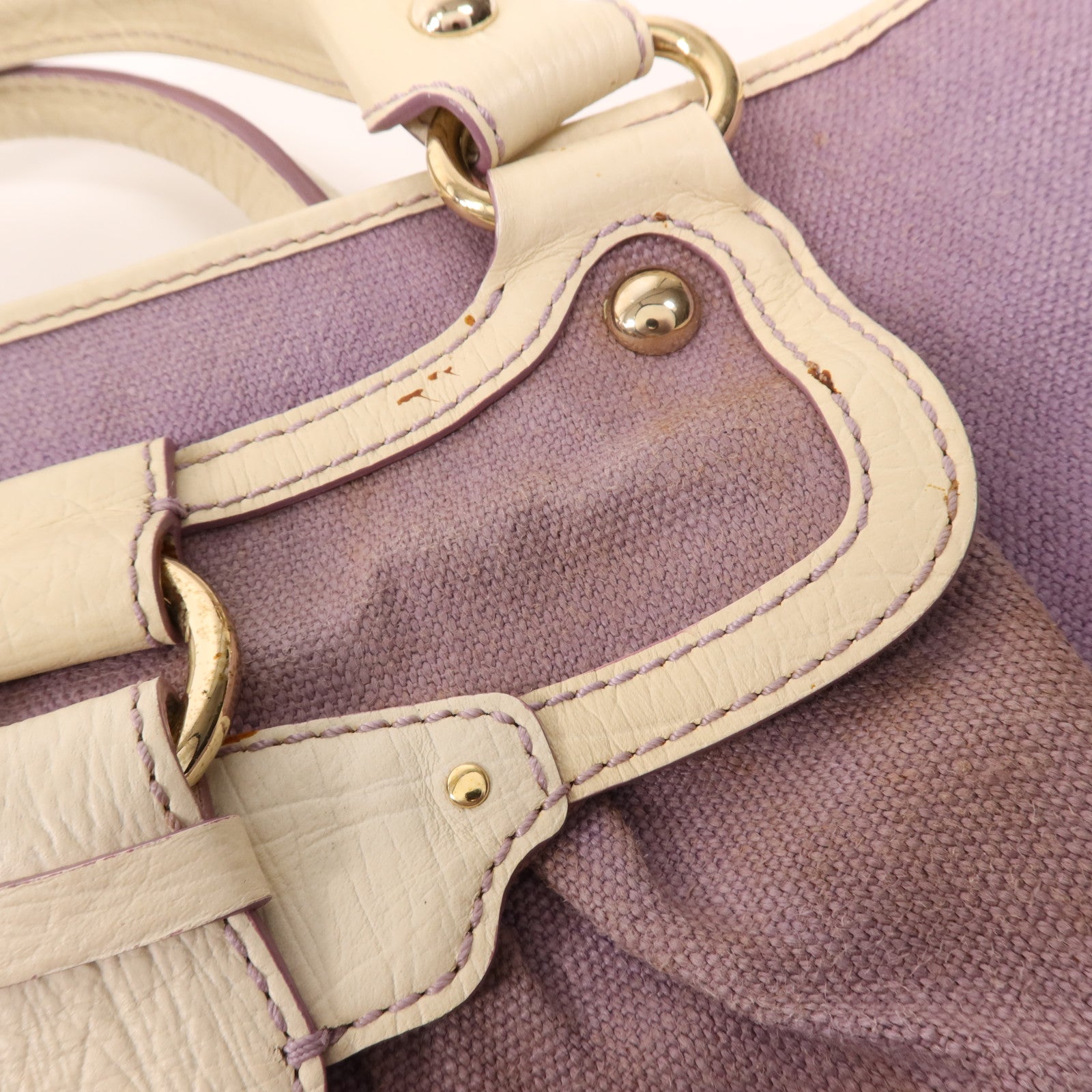 CELINE 帆布Hand Bag金扣手挽袋