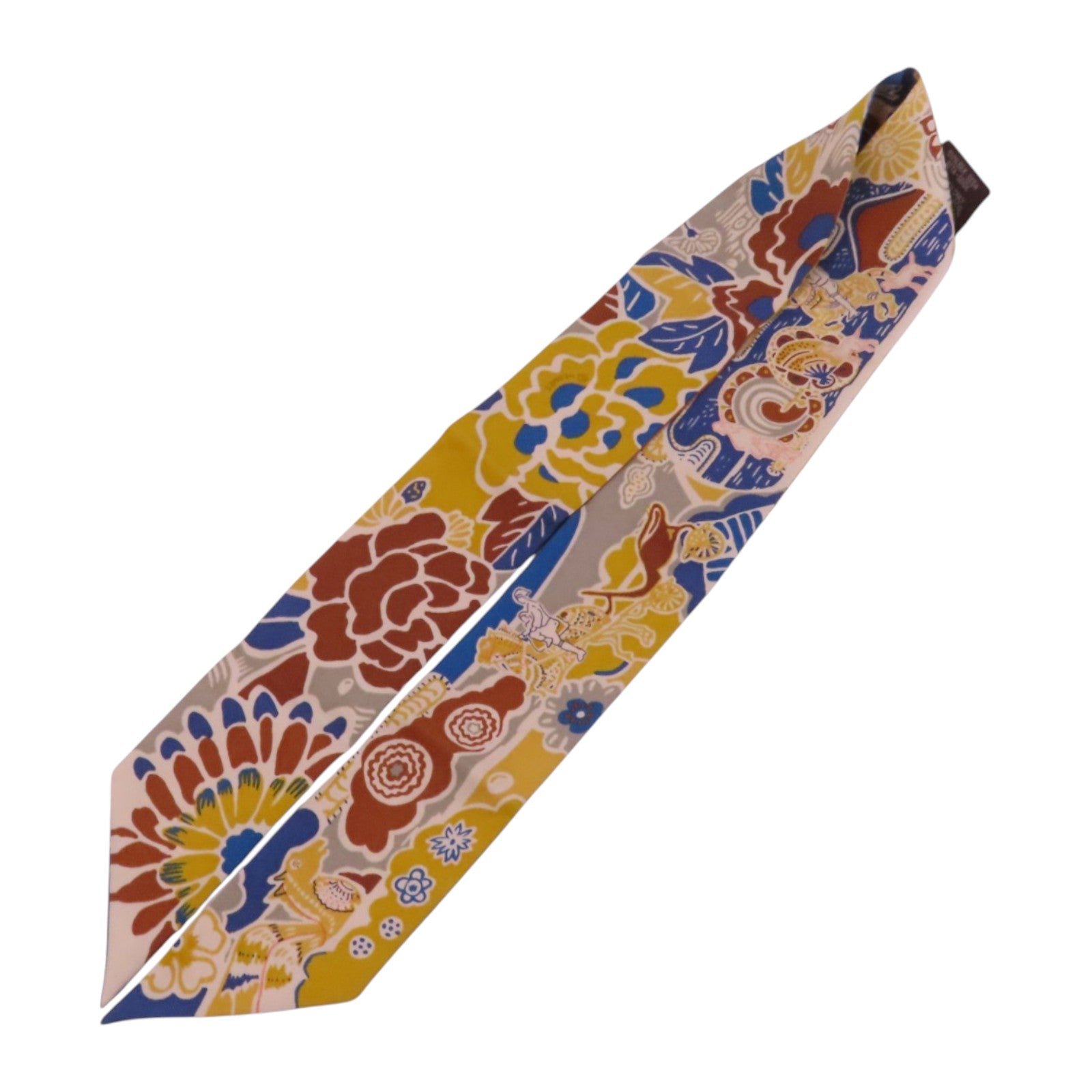 HERMES 絲質Twilly Scarf絲巾