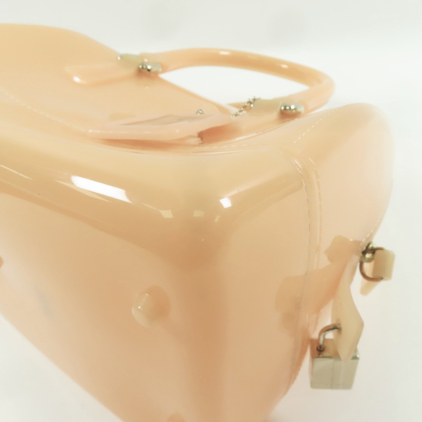 Furla PVC Candy Bag金扣手挽袋沙漠色