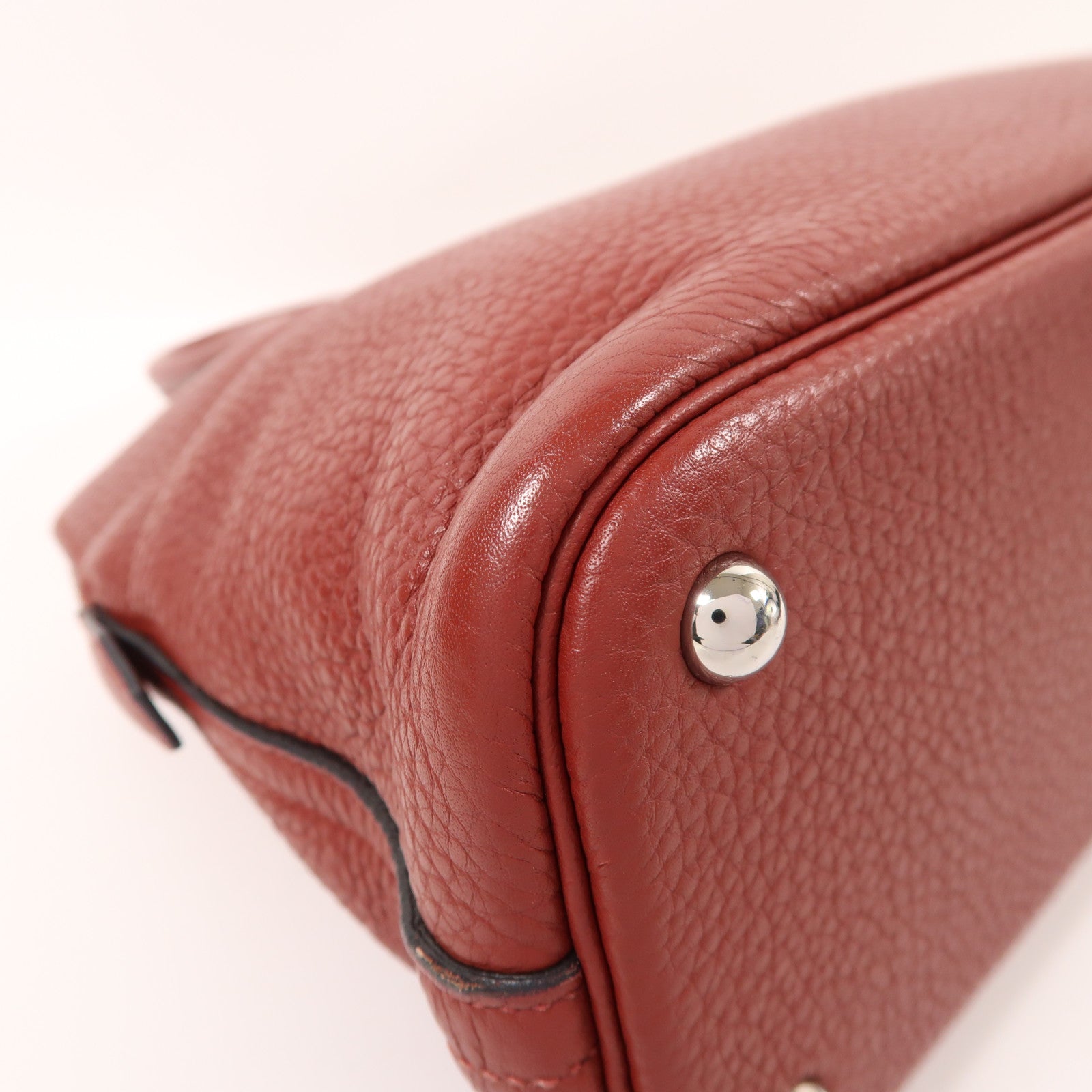 HERMES Togo皮革Bolide 31銀扣手挽肩背兩用袋