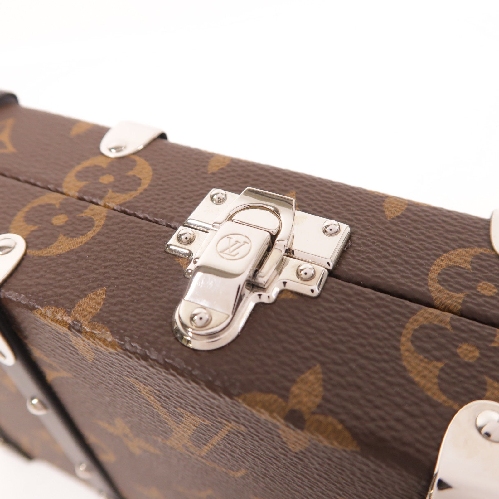 LOUIS VUITTON 【激減優惠】Monogram Wallet Trunk銀扣手拿包