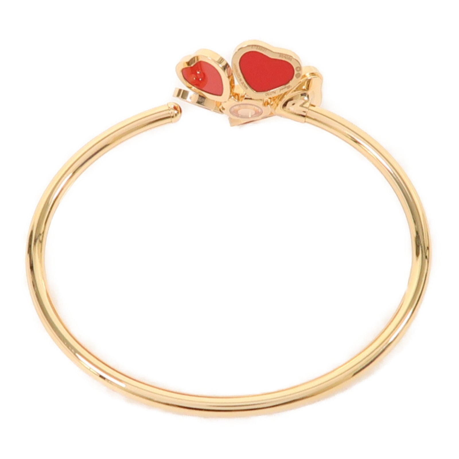 Chopard 18K玫瑰金Happy Hearts Flowers手鐲