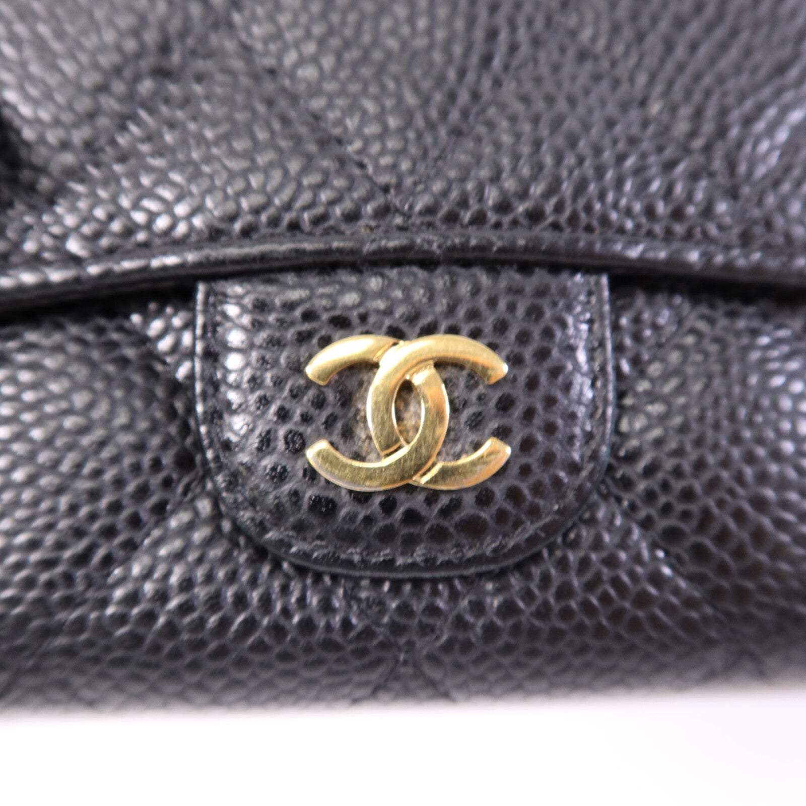 CHANEL 牛皮皮革Card Case金扣卡片套