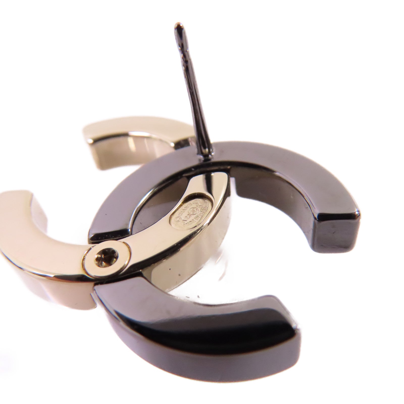 CHANEL 金屬CC Earring耳環
