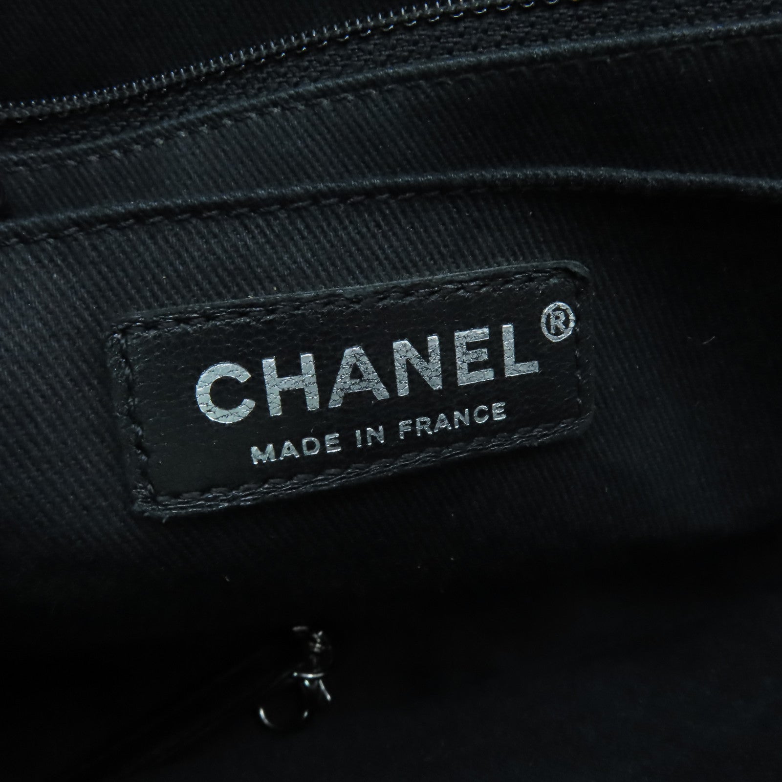 CHANEL 【激減優惠】菱格羊皮皮革Chain Shoulder銀扣鏈帶肩背袋黑色