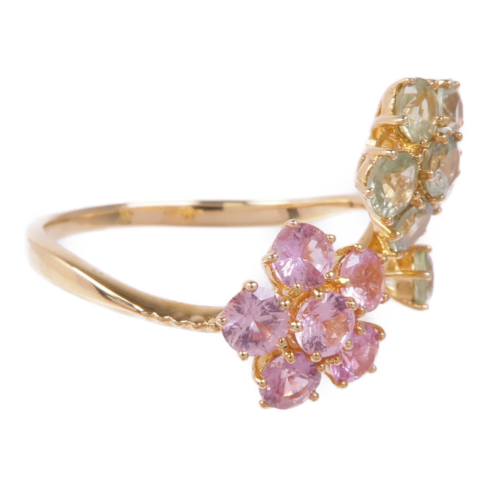 JEWELRY 【激減優惠】18K黃金Color Stone Ring彩色寶石戒指US#5.75