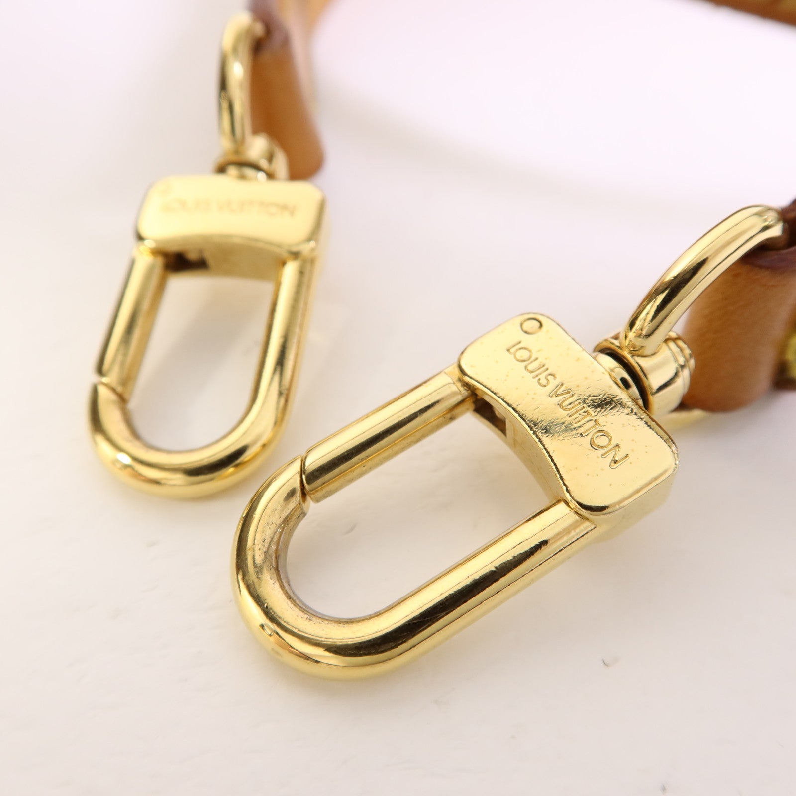 LOUIS VUITTON Monogram Palermo PM金扣手挽肩背兩用袋棕色