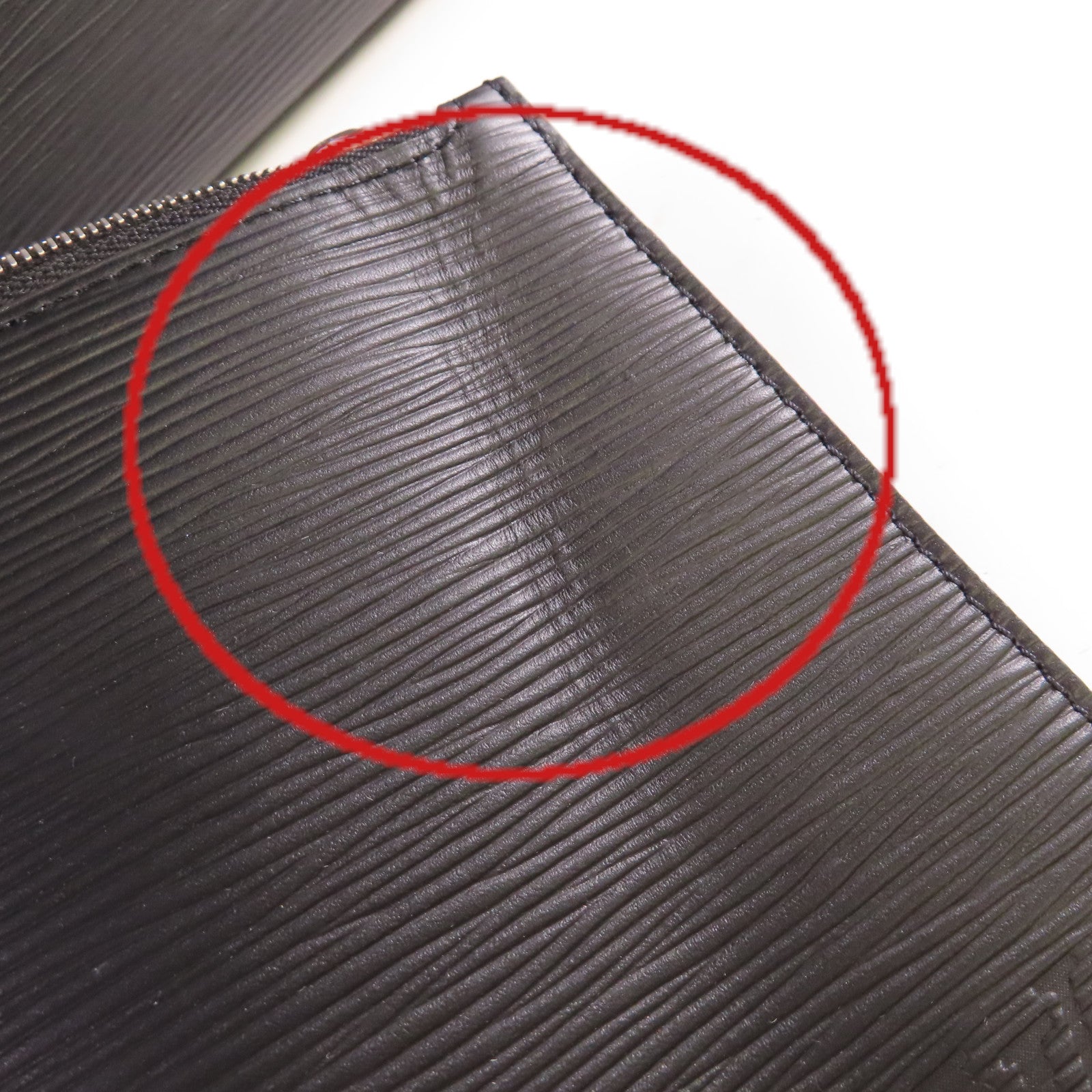 LOUIS VUITTON Epi Neverfull MM Tote Bag銀扣肩背袋黑色