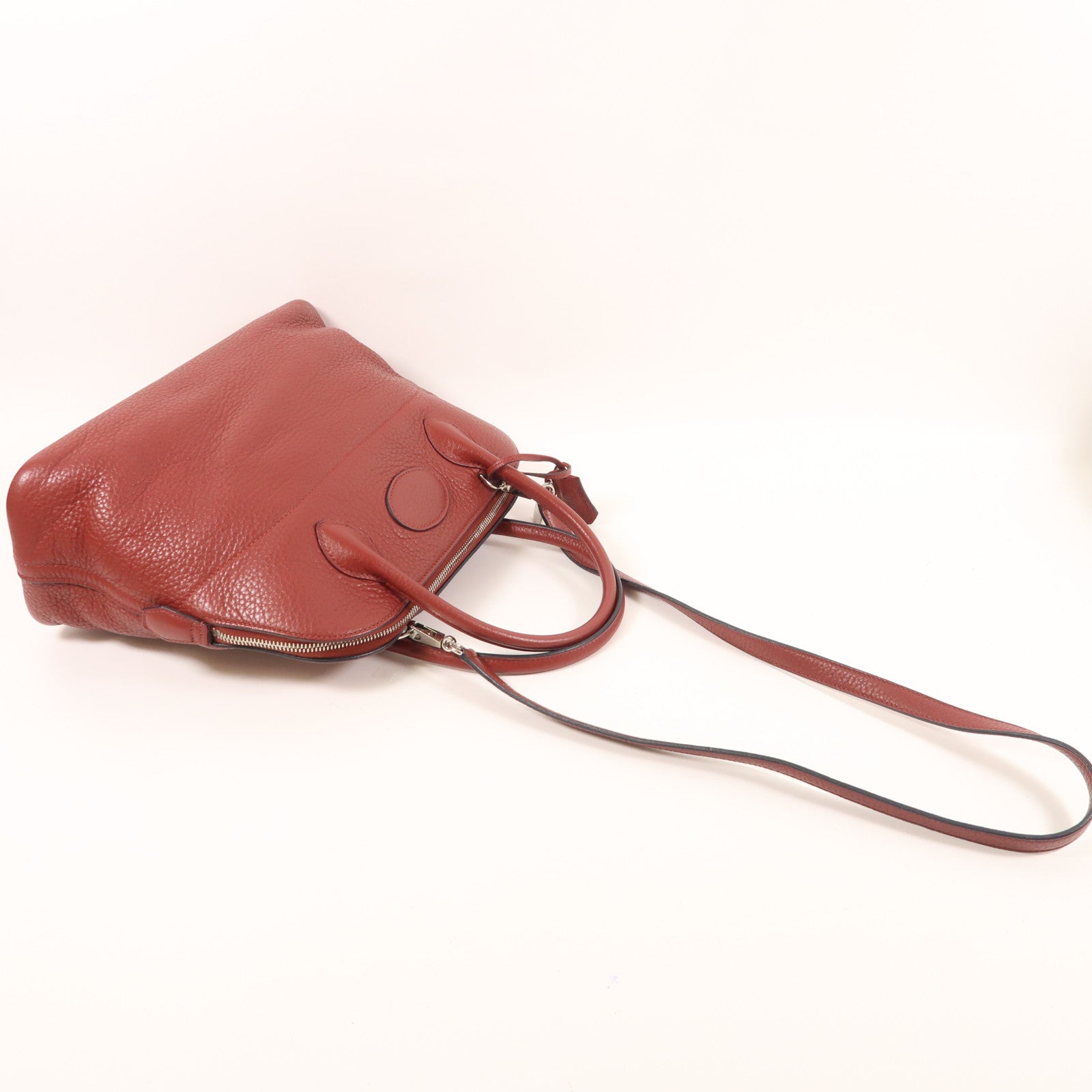 HERMES Togo皮革Bolide 31銀扣手挽肩背兩用袋