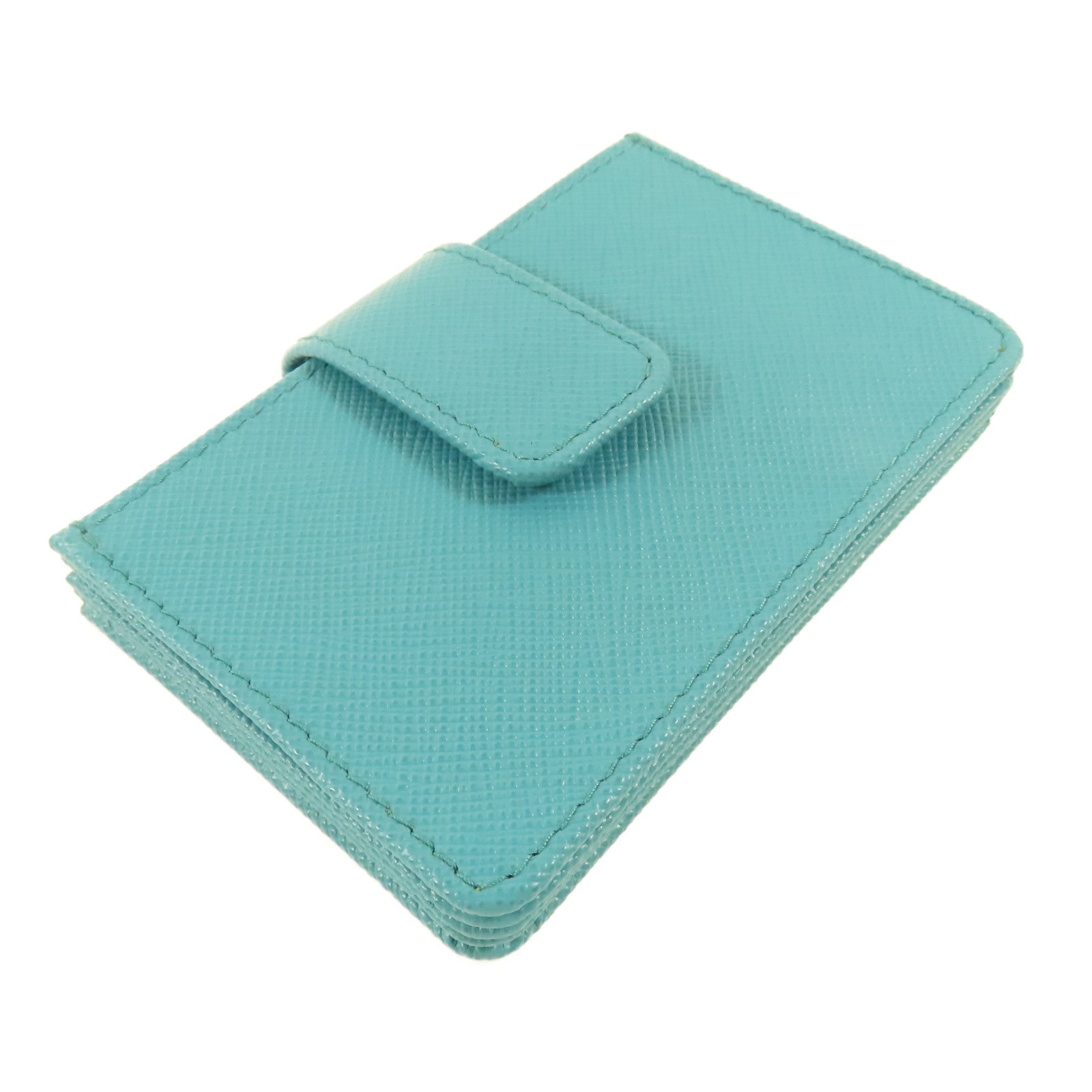 PRADA Saffiano皮革Card case金扣卡片套