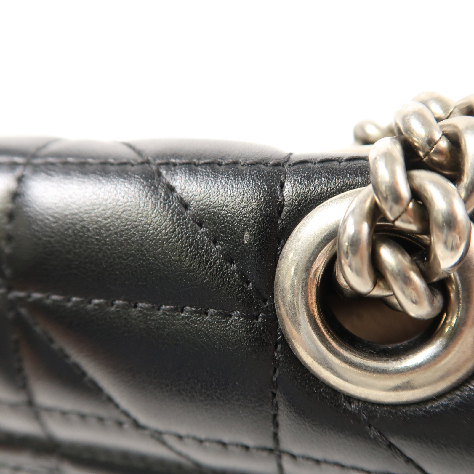 GUCCI 牛皮皮革GG Marmont Mini Shoulder銀扣肩背袋