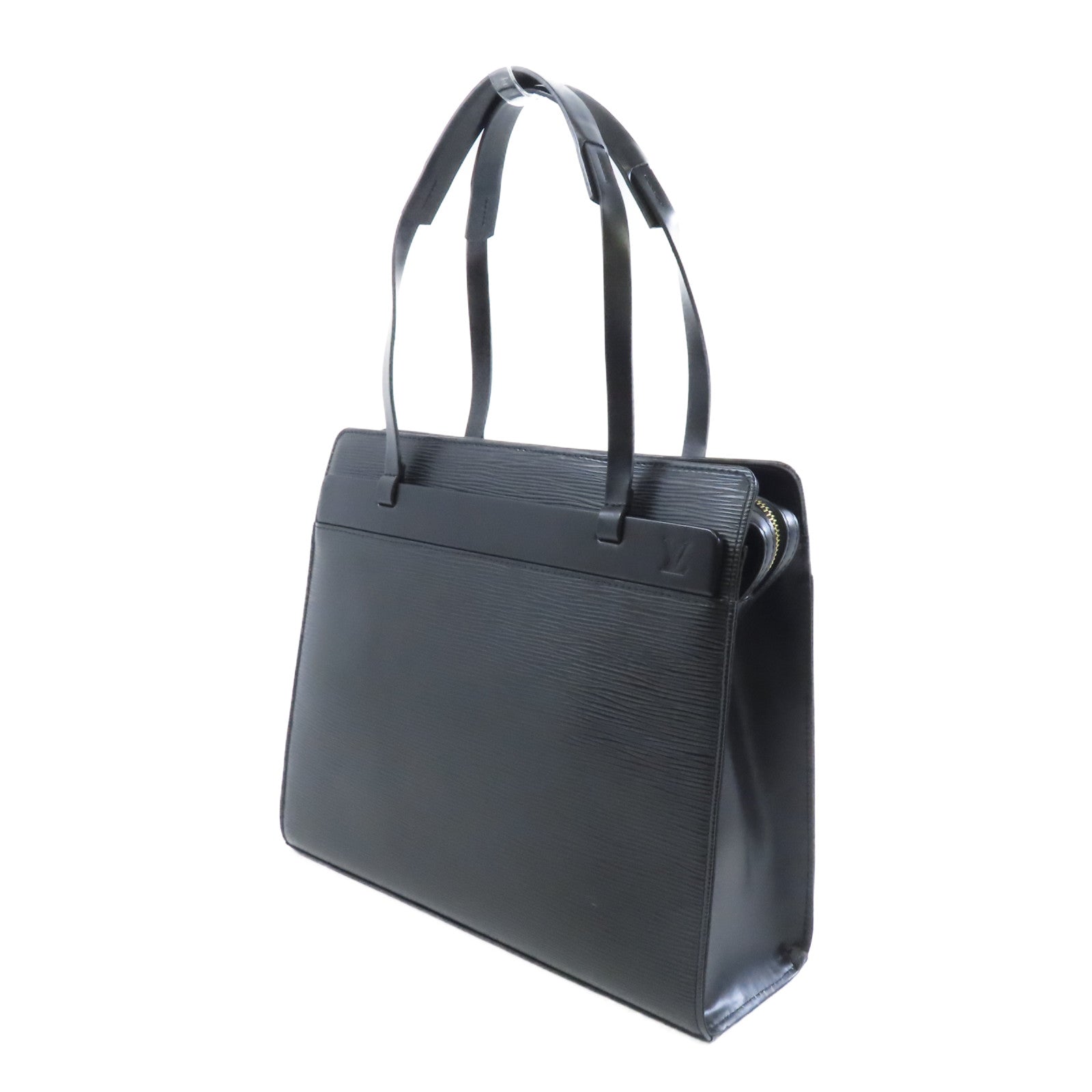 LOUIS VUITTON Epi Croisette PM金扣肩背袋黑色