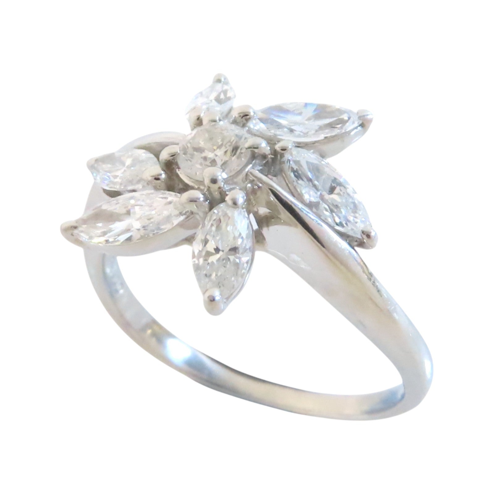 JEWELRY 【激減優惠】PT900鉑金/鑽石Diamond Ring戒指US#7.5
