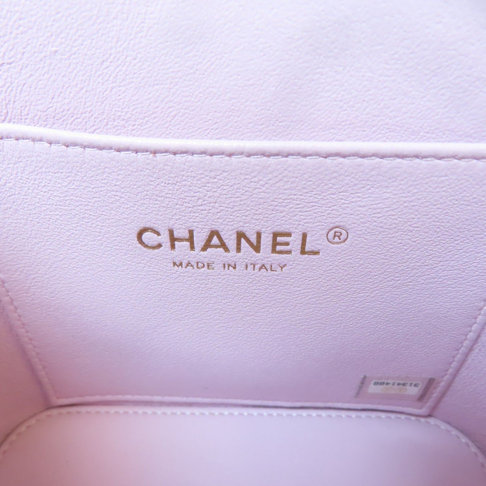 CHANEL 【激減優惠】菱格Caviar皮革Vanity Case金扣手挽肩背兩用袋粉紅色