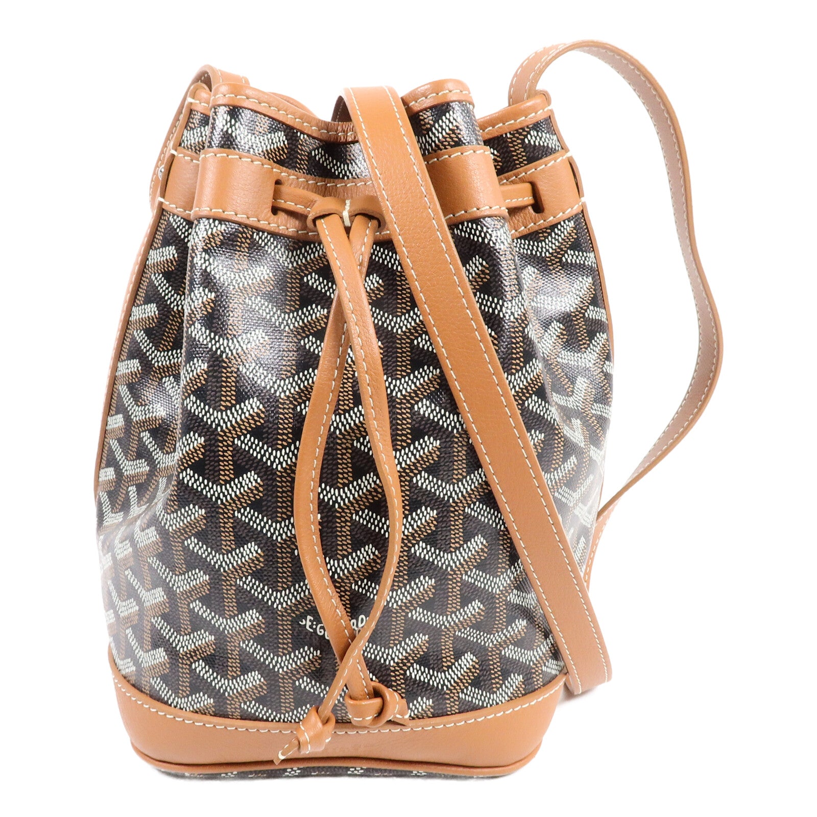 GOYARD 塗層帆布Petit Flot Bucket PM肩背袋