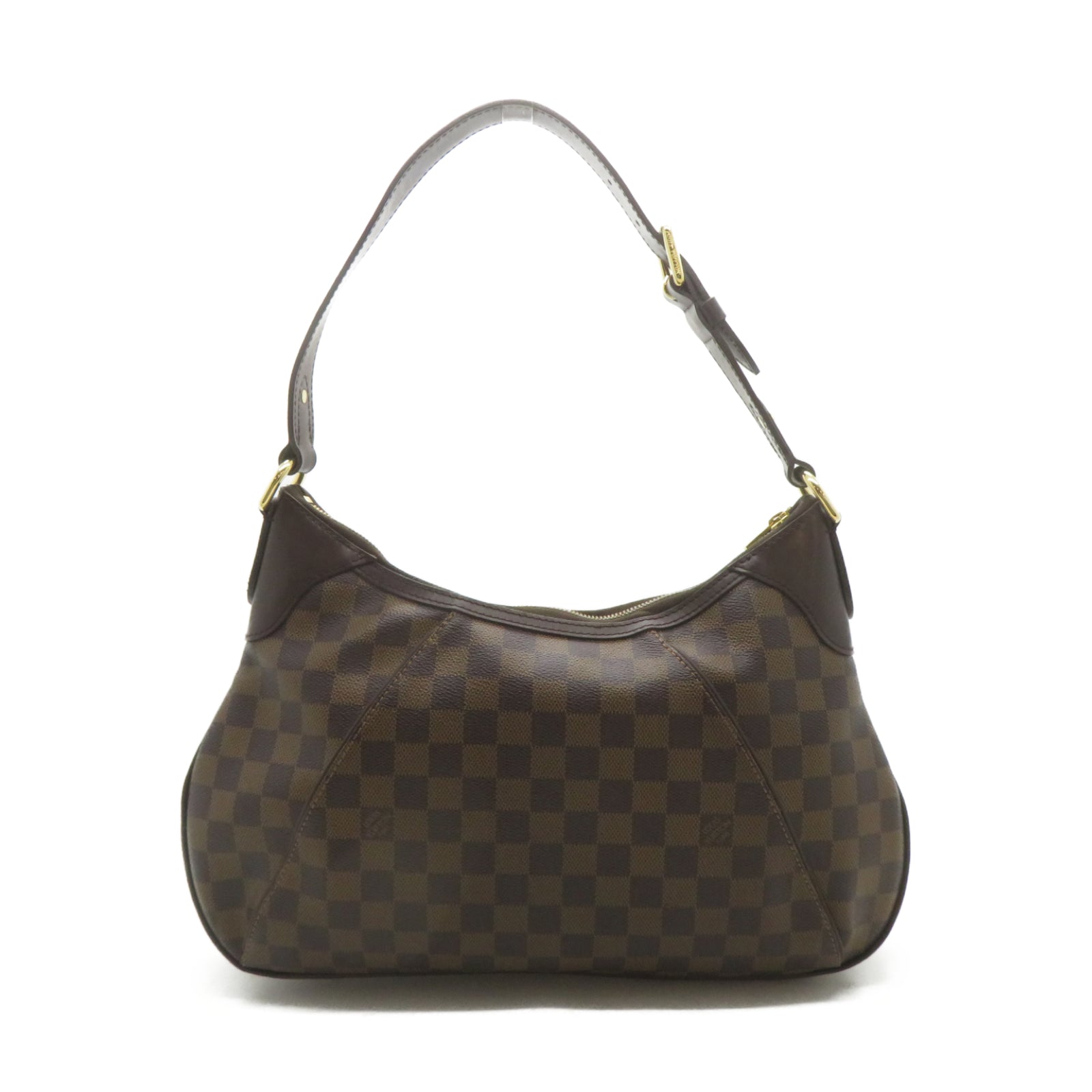 LOUIS VUITTON 【激減優惠】Damier Thames PM金扣肩背袋啡色
