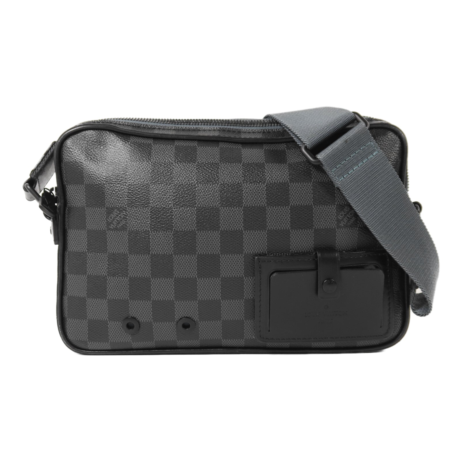 LOUIS VUITTON Damier Graphite Alpha Messenger Bag肩背袋