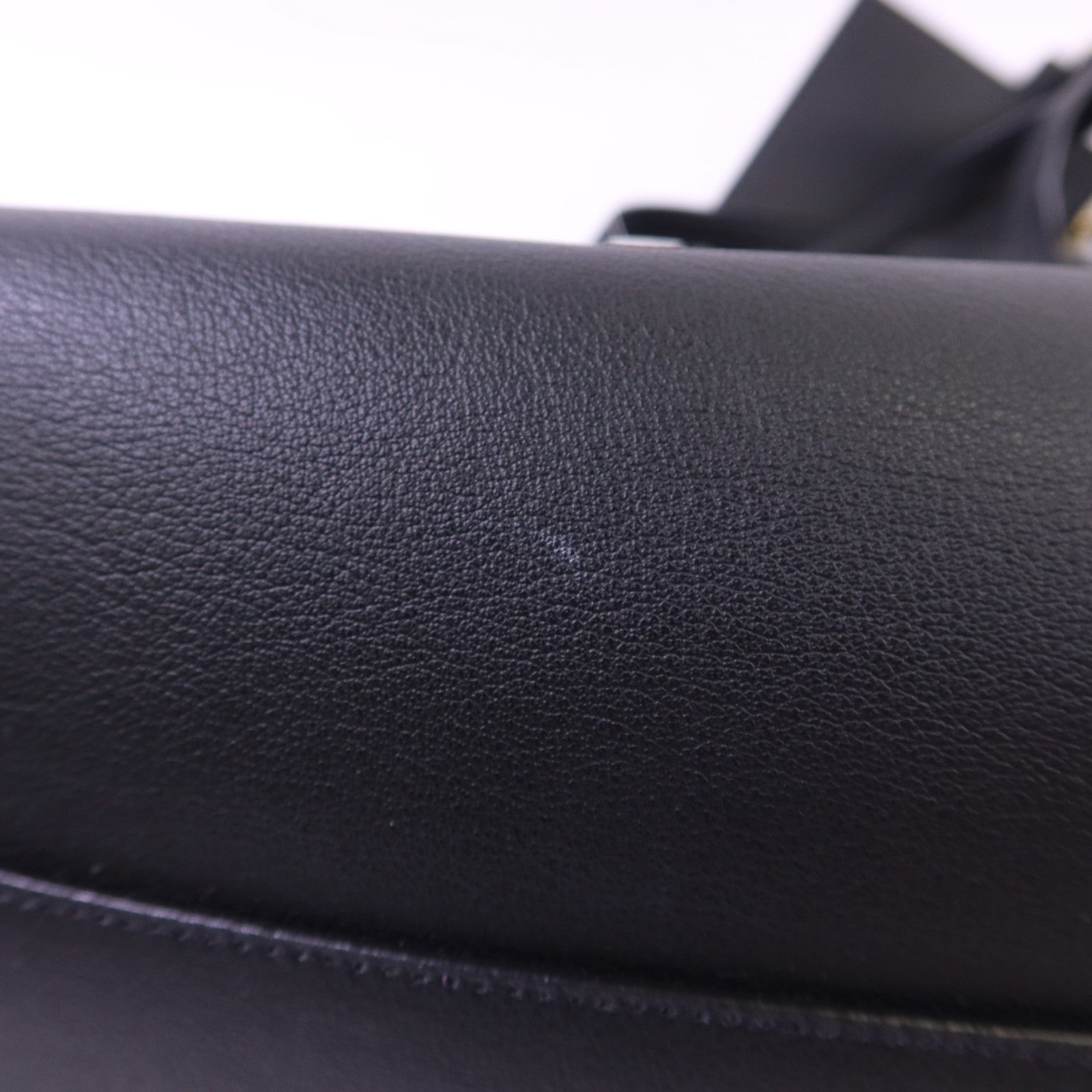 SAINT LAURENT 牛皮皮革Totebag金扣手挽袋