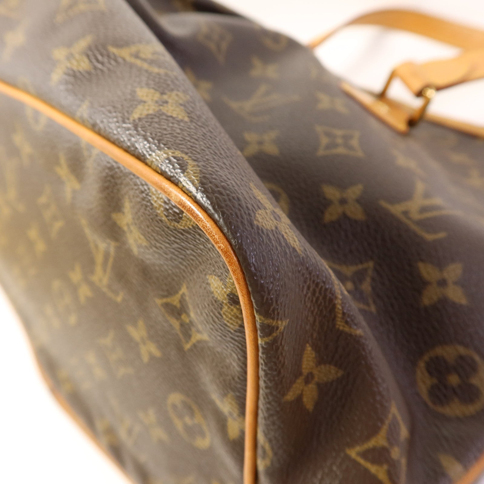 LOUIS VUITTON Monogram Palermo PM金扣手挽肩背兩用袋棕色