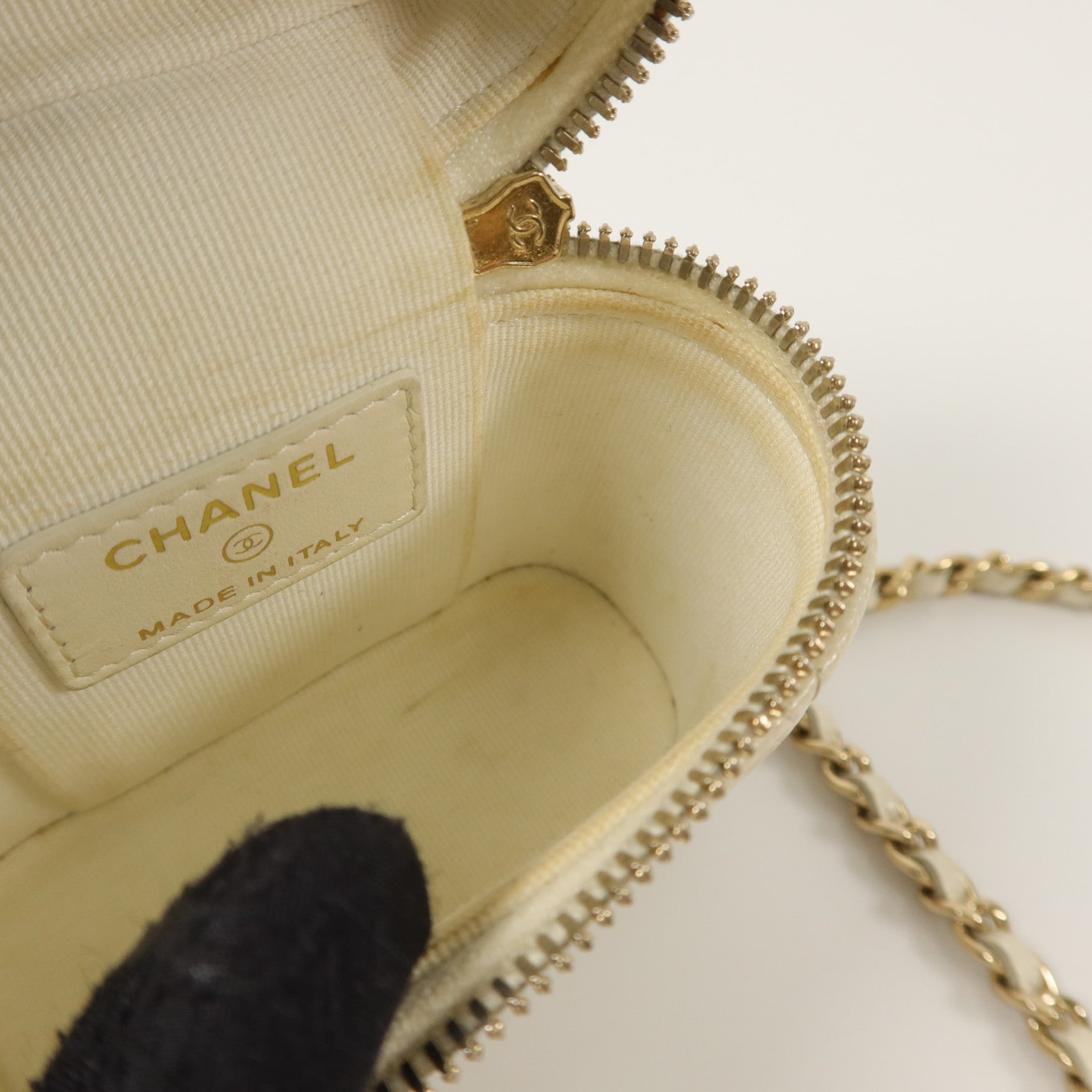 CHANEL 牛皮皮革Mini Box With Handle手挽肩背兩用袋
