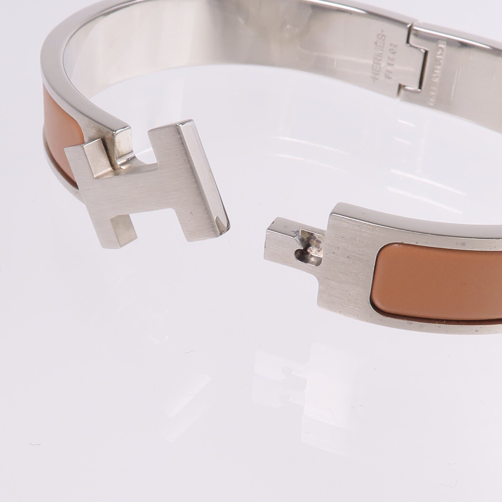 HERMES 金屬/琺瑯Clic HH Bracelet手鐲