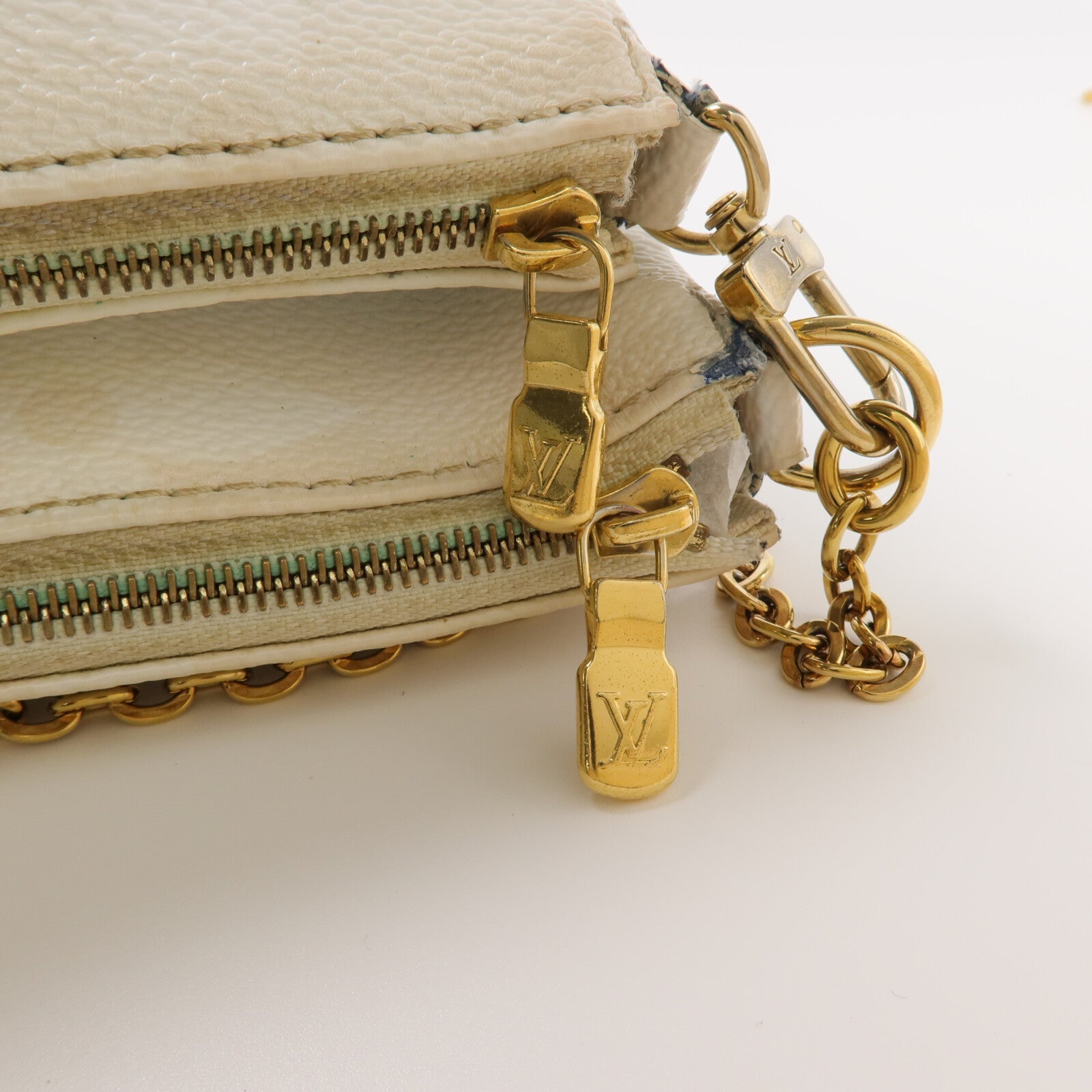 LOUIS VUITTON 【激減優惠】Monogram Giant Multi Pochette Accessoires金扣手挽肩背兩用袋