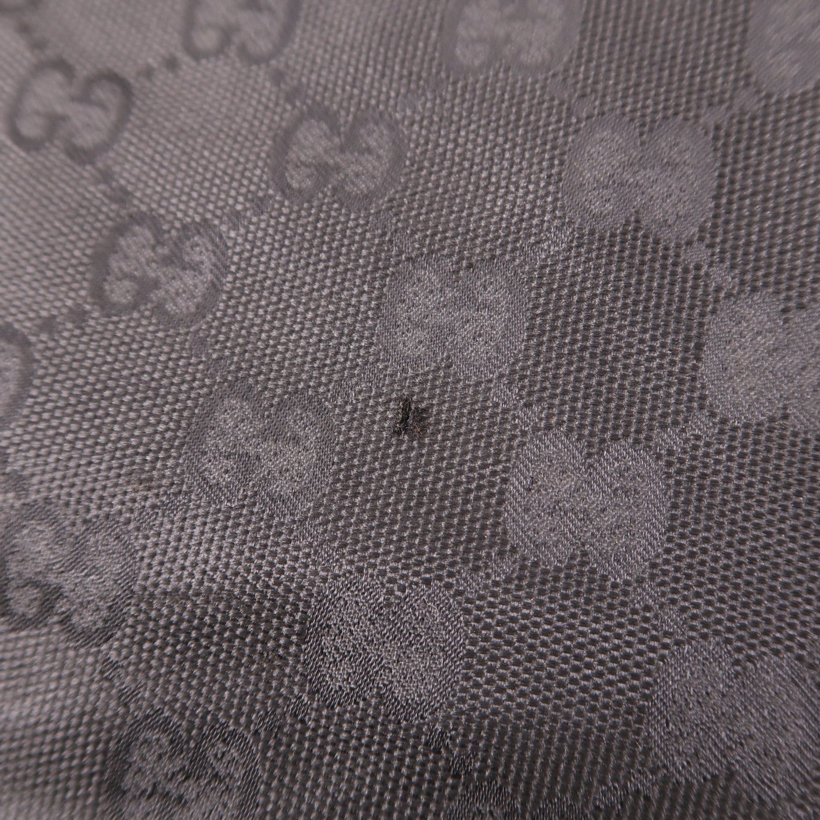 GUCCI GG Shoulder Tote Bag 131231 Nylon Black