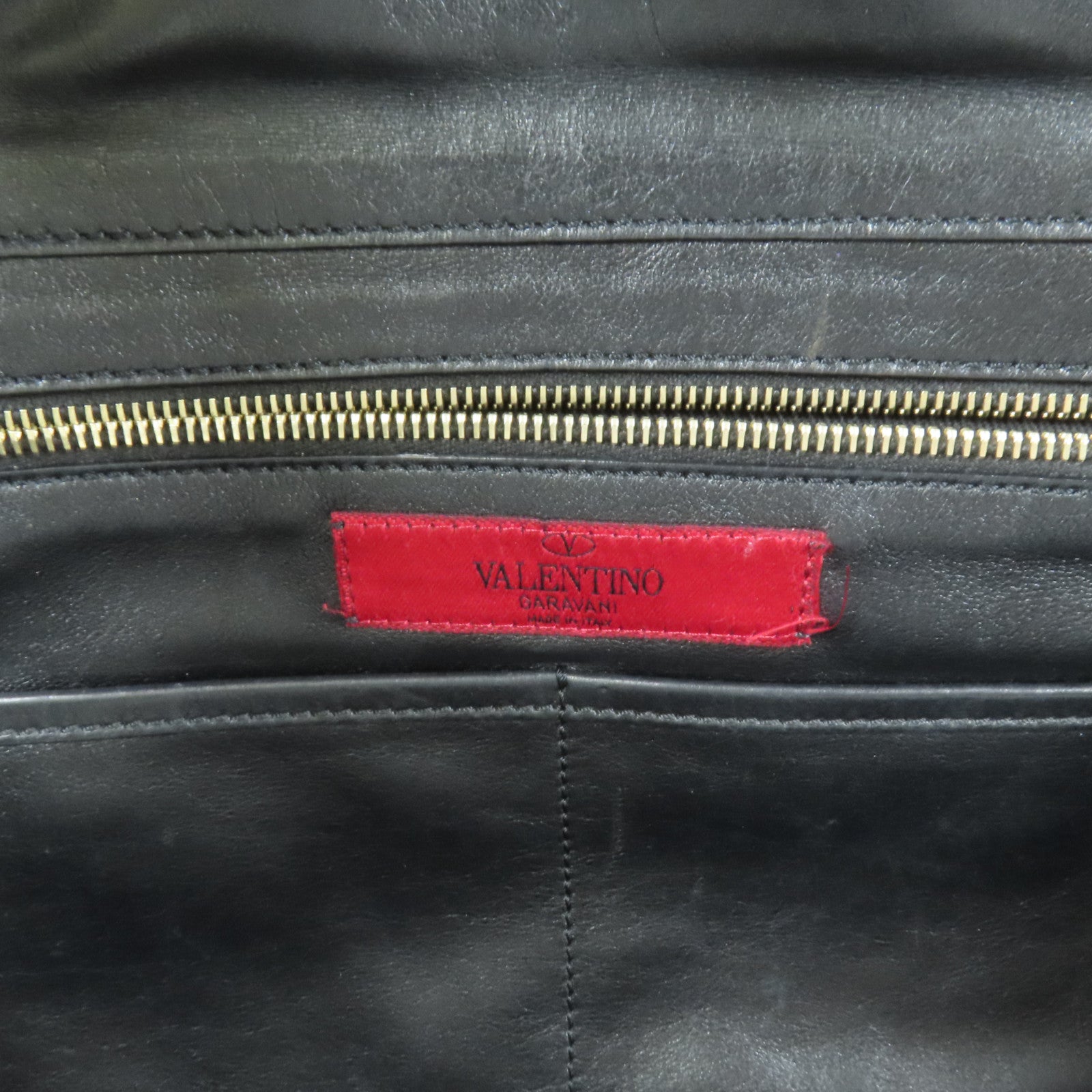 Valentino 牛皮皮革Rockstud金扣手挽肩背兩用袋