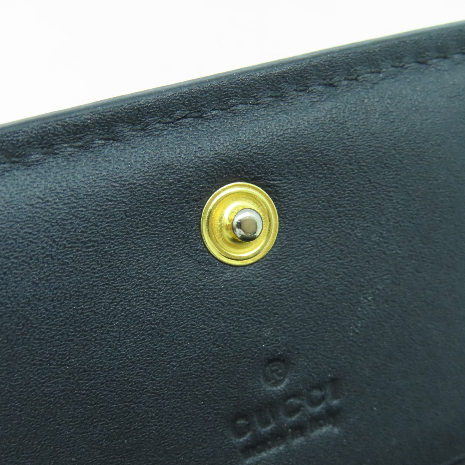 GUCCI 塗層帆布Wallet金扣錢包啡色